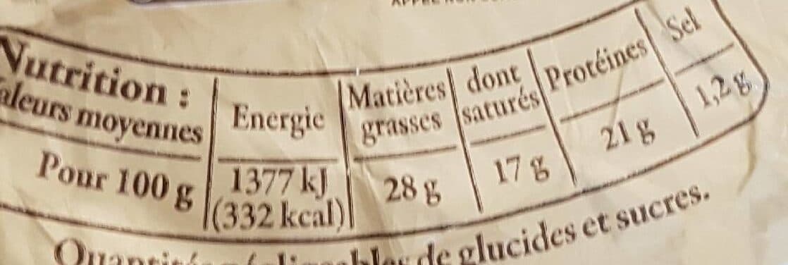 Carrefour Reblochon de Savoie AOP packshot