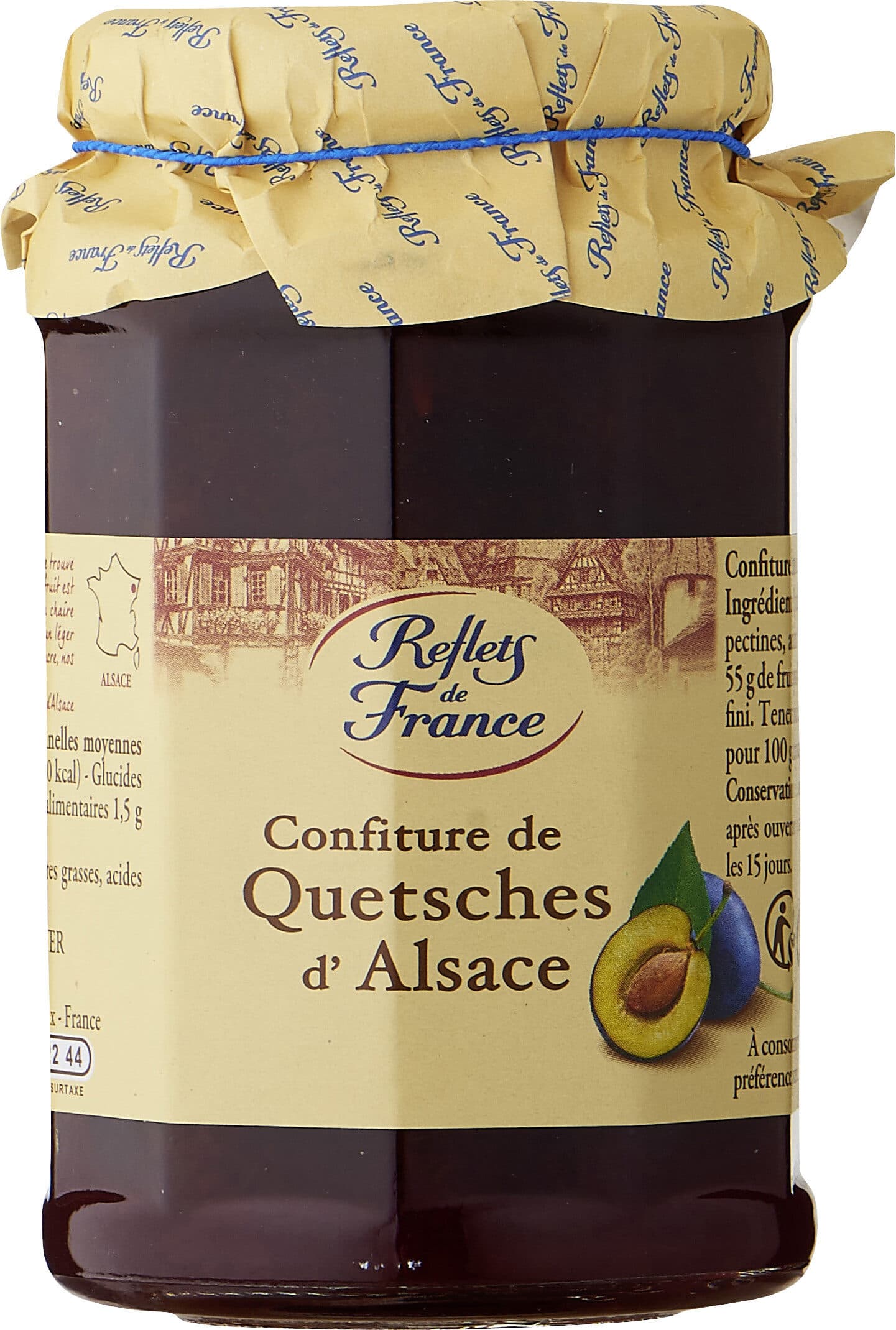 Carrefour Confiture de quetsches d'Alsace packshot