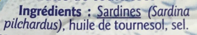 Grand Jury Filets de sardines sans arête à l'huile de tournesol packshot