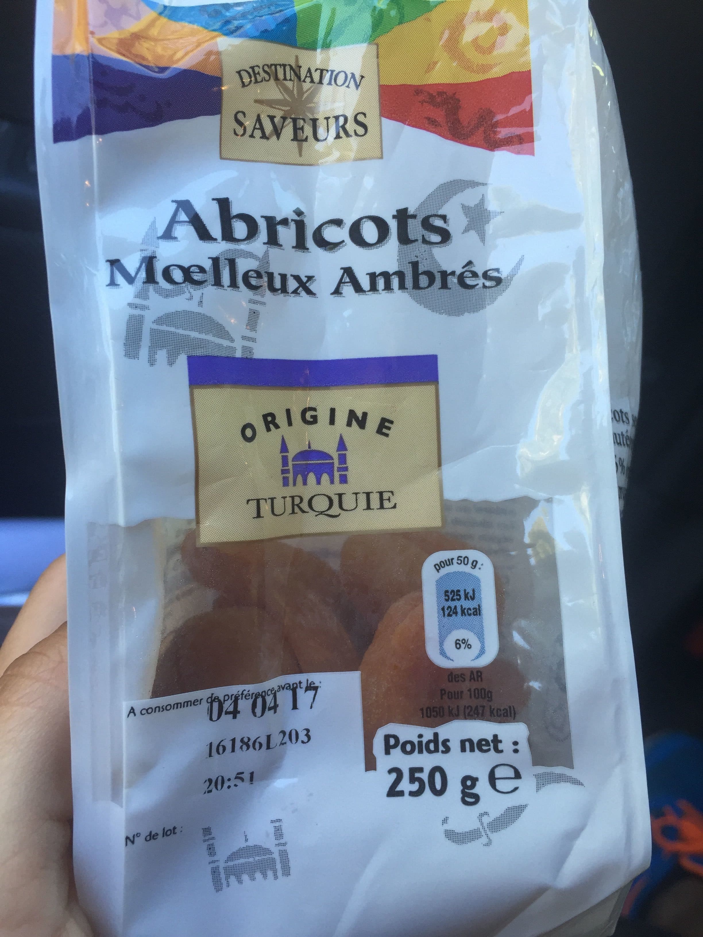 Destination saveurs Abricots moelleux ambres packshot