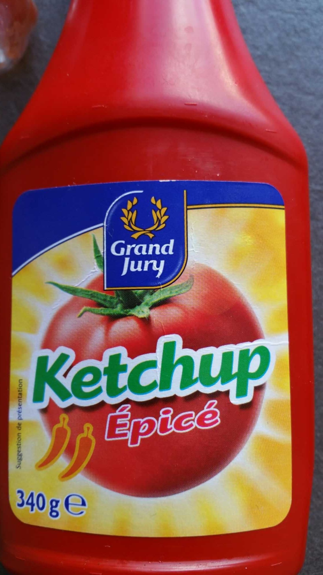 Grand jury Ketchup épicé packshot