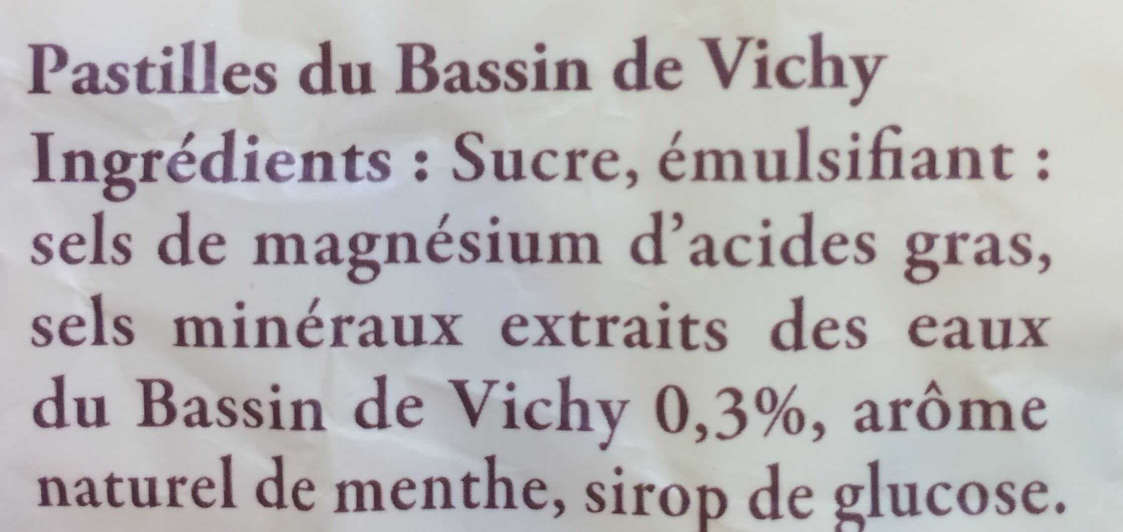 Carrefour Pastilles du bassin de Vichy packshot