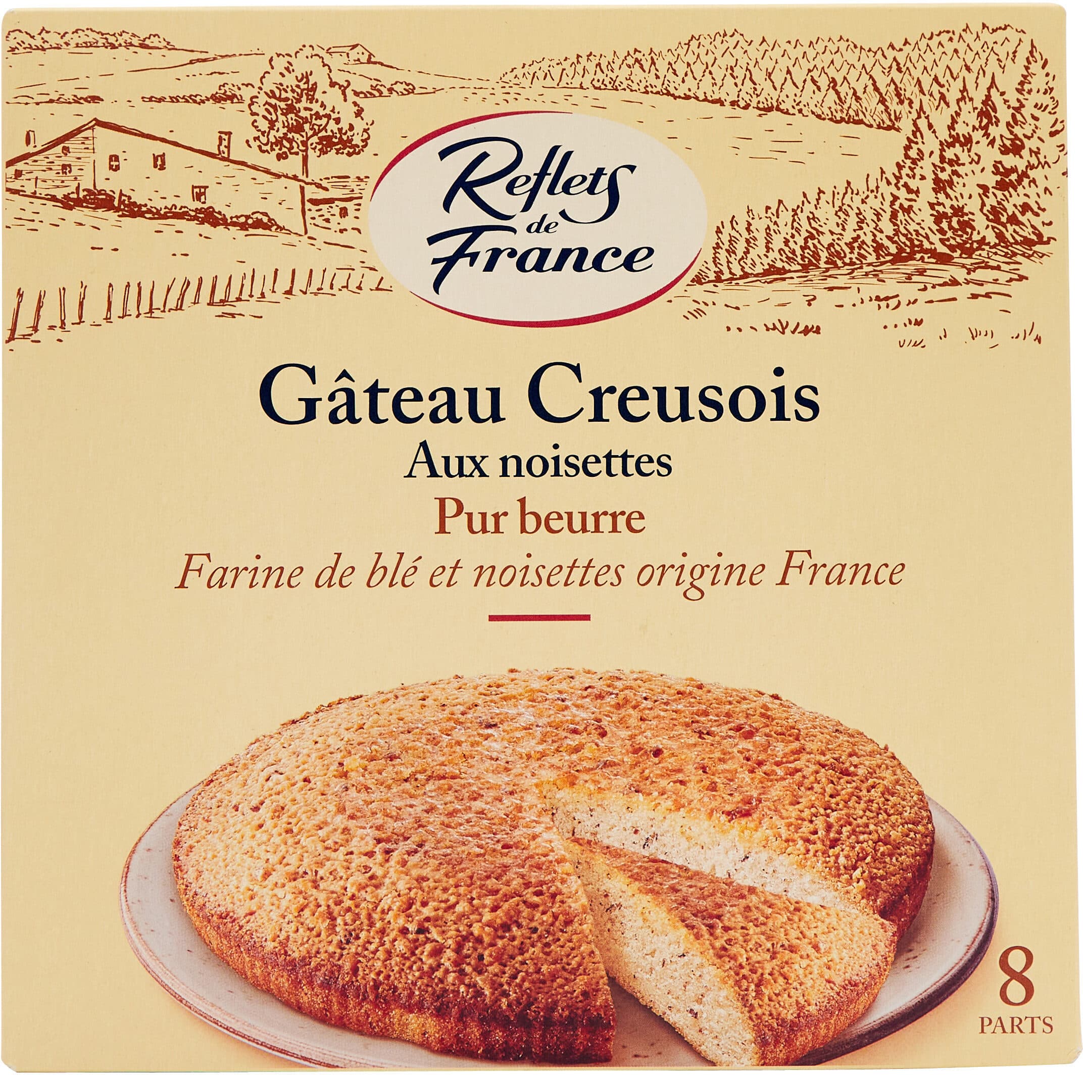 Carrefour Gâteau creusois aux noisettes packshot