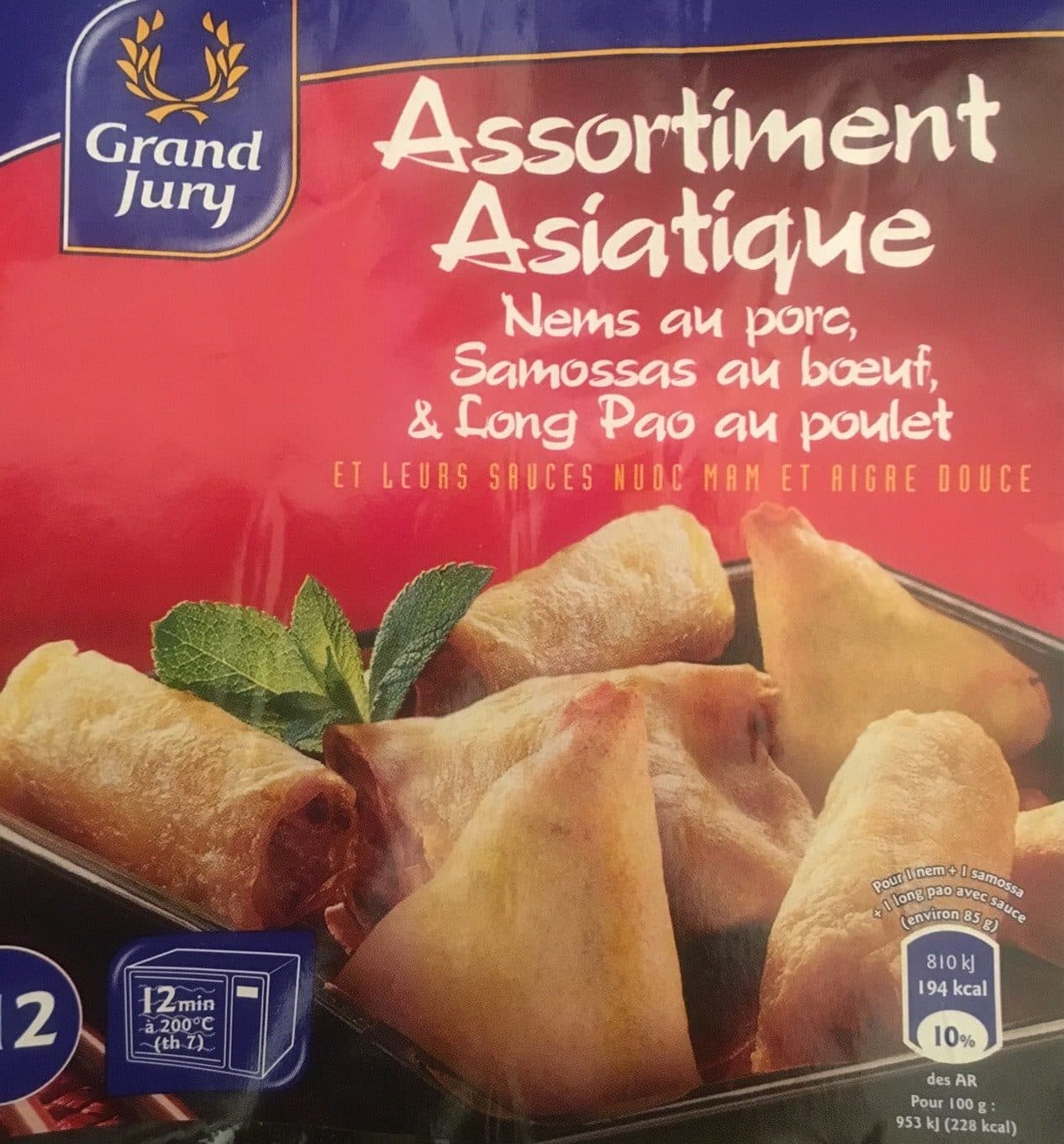 Grand Jury Assortiment asiatique packshot