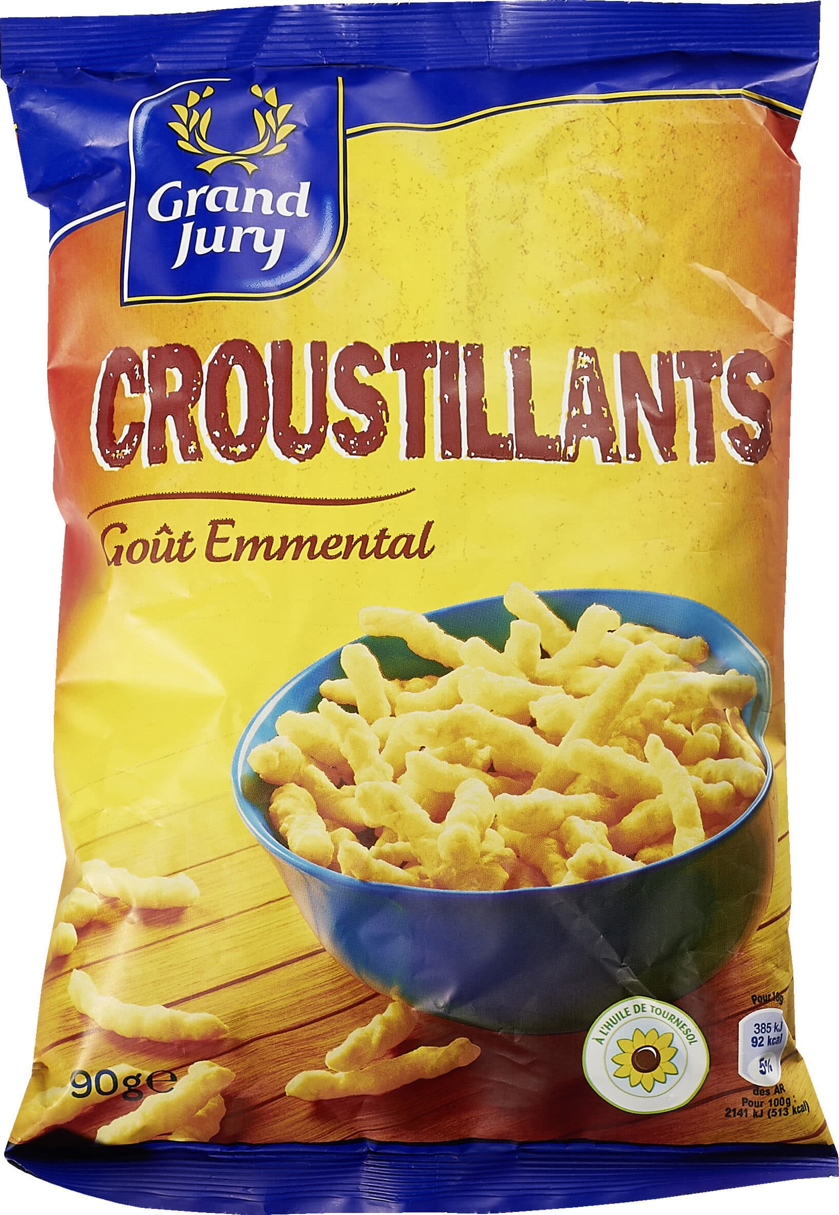 Grand Jury Croustillants goût Emmental packshot