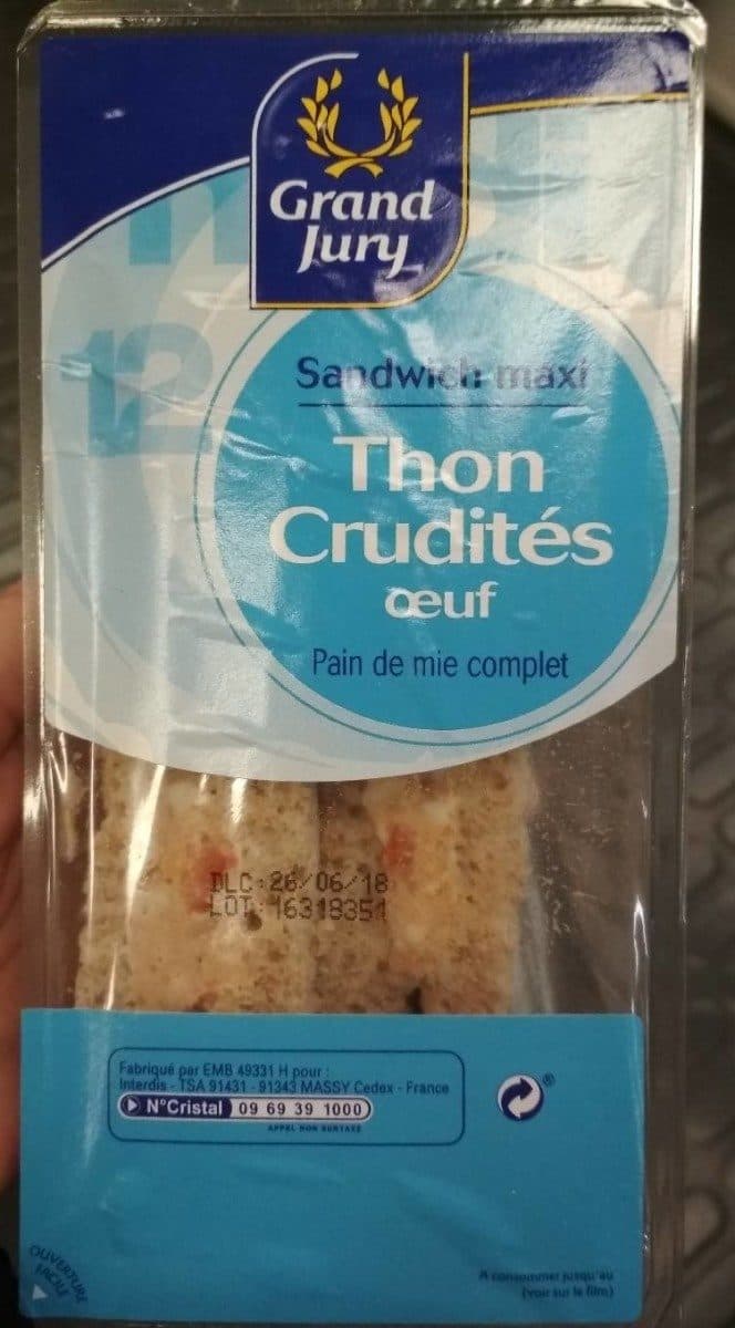 Grand Jury 200G Club Maxi Thon Crudite Grand Jury packshot