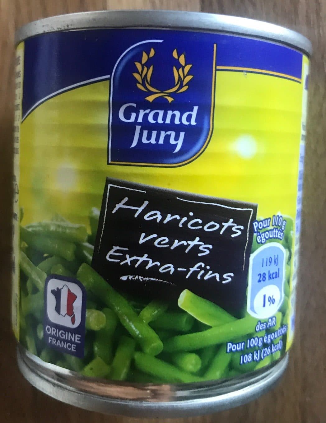 Grand Jury Haricots verts extra-fins packshot