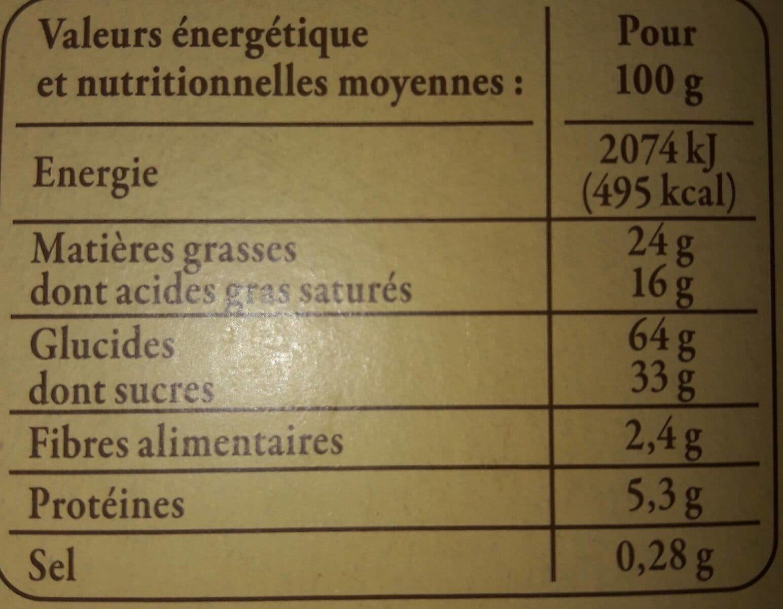 Carrefour Sablés aux pommes packshot