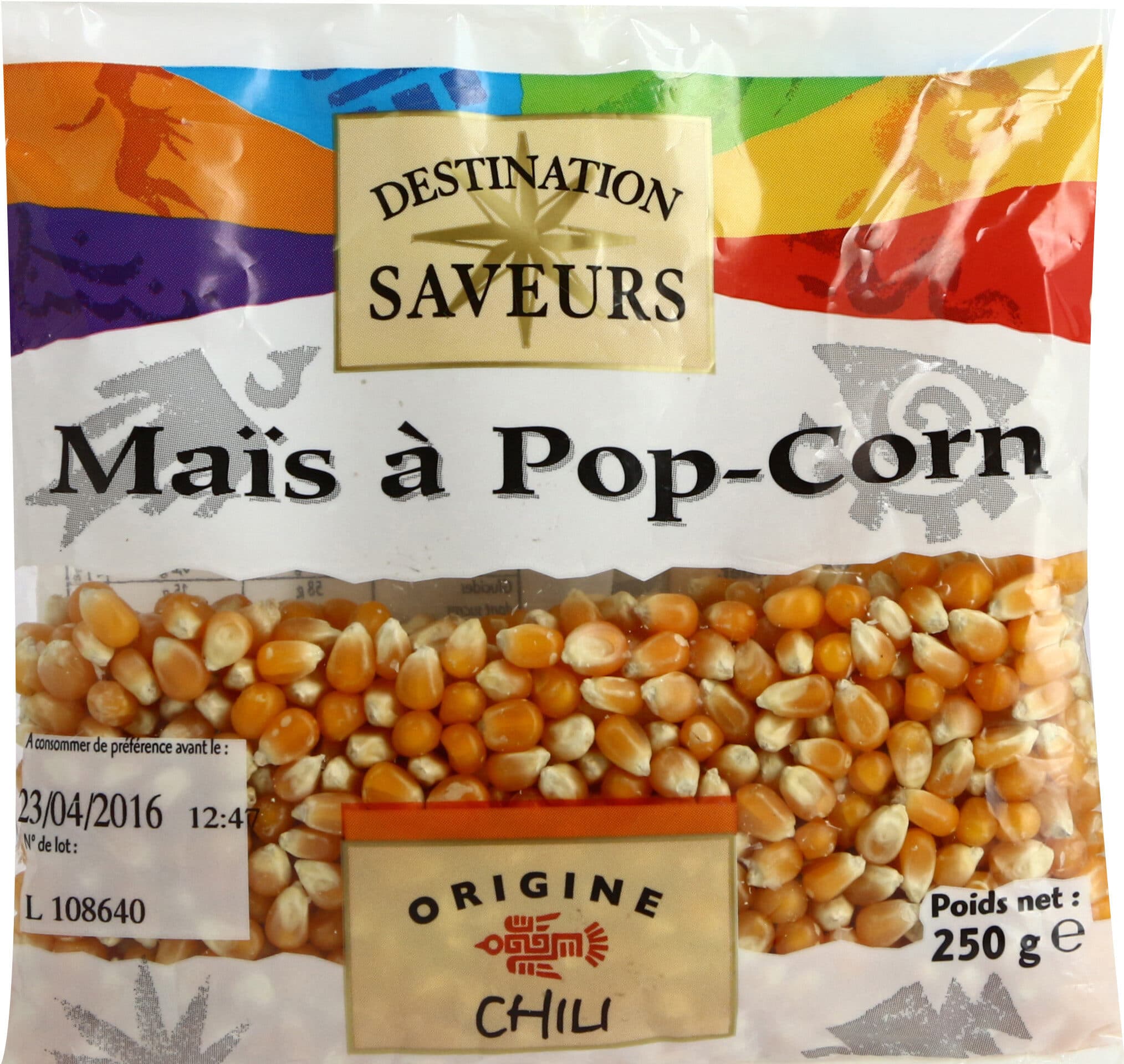 Destination Saveurs Maïs à Pop-Corn packshot