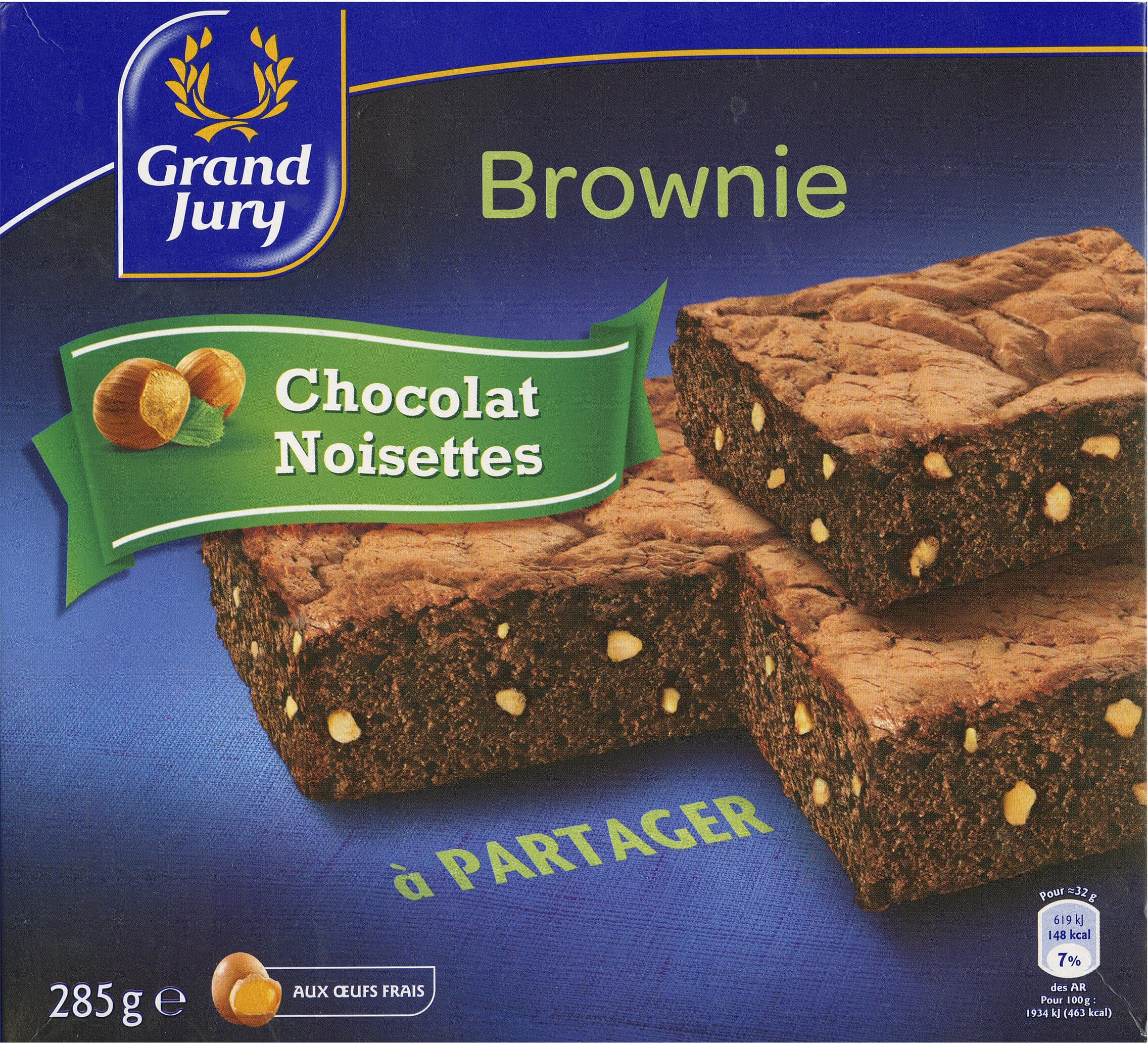 Grand Jury Brownie chocolat noisette packshot