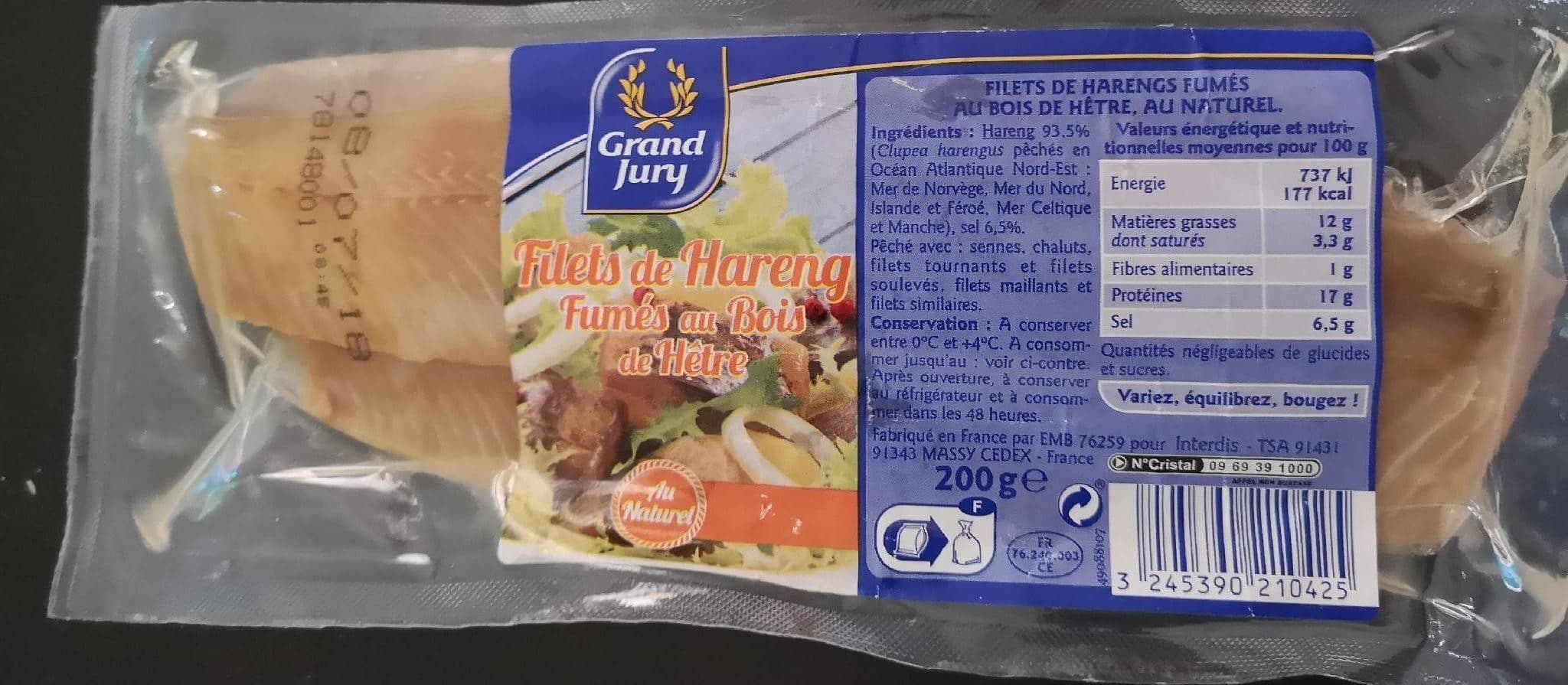 Grand Jury 200G Filet De Hareng Nature Grand Jury packshot