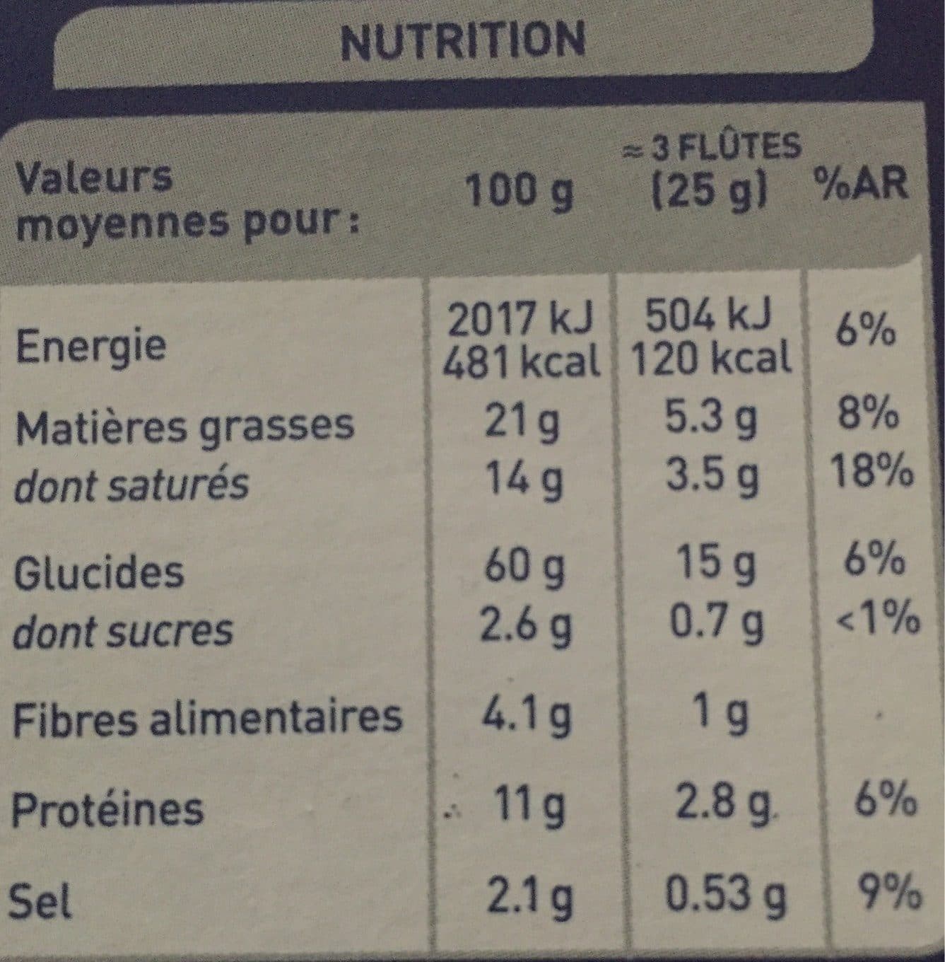 Grand Jury Flûtes Feuilletées Tomate Olive Origan packshot