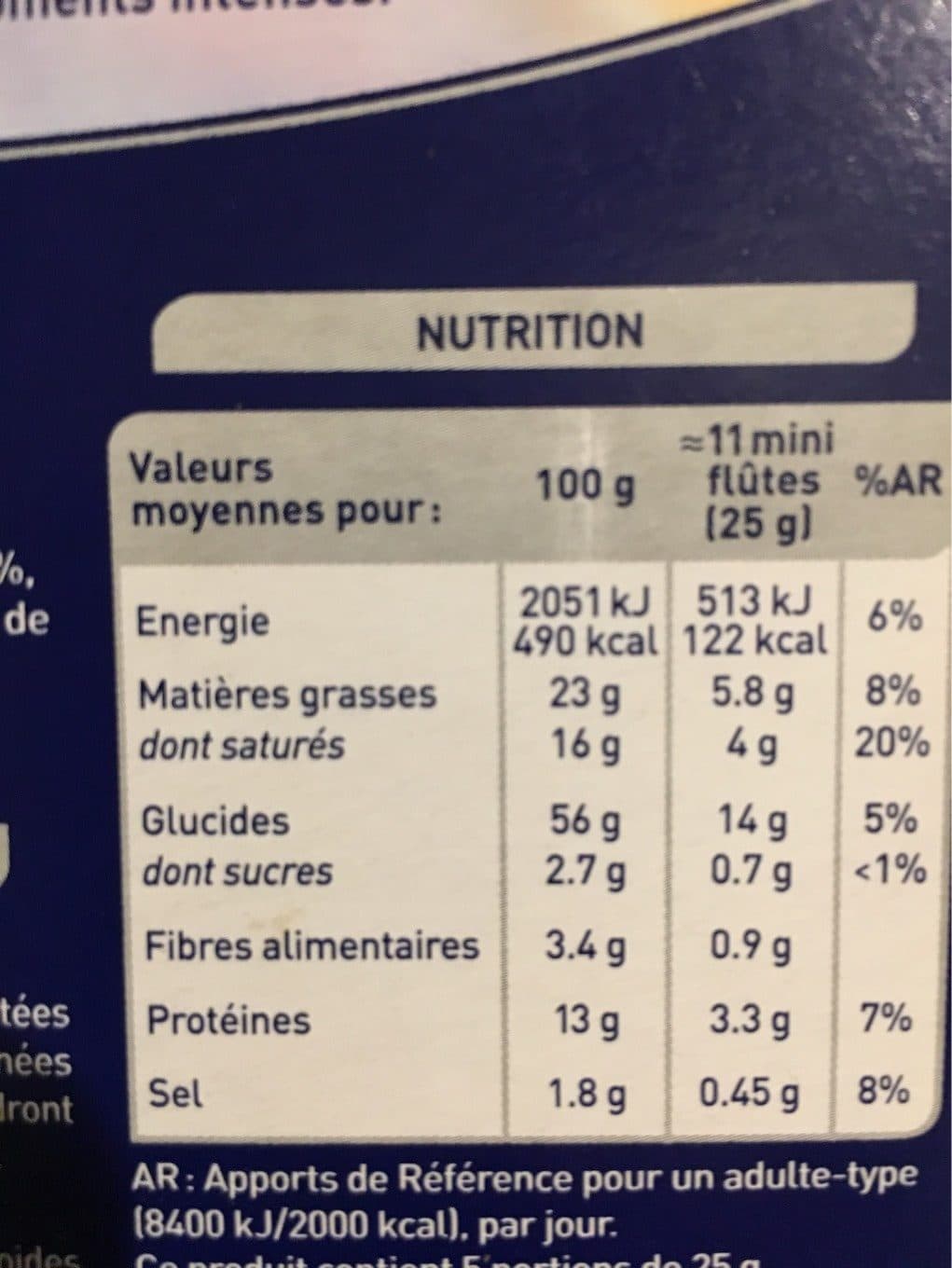 Grand Jury Mini Flûtes feuilletées à l'emmental packshot