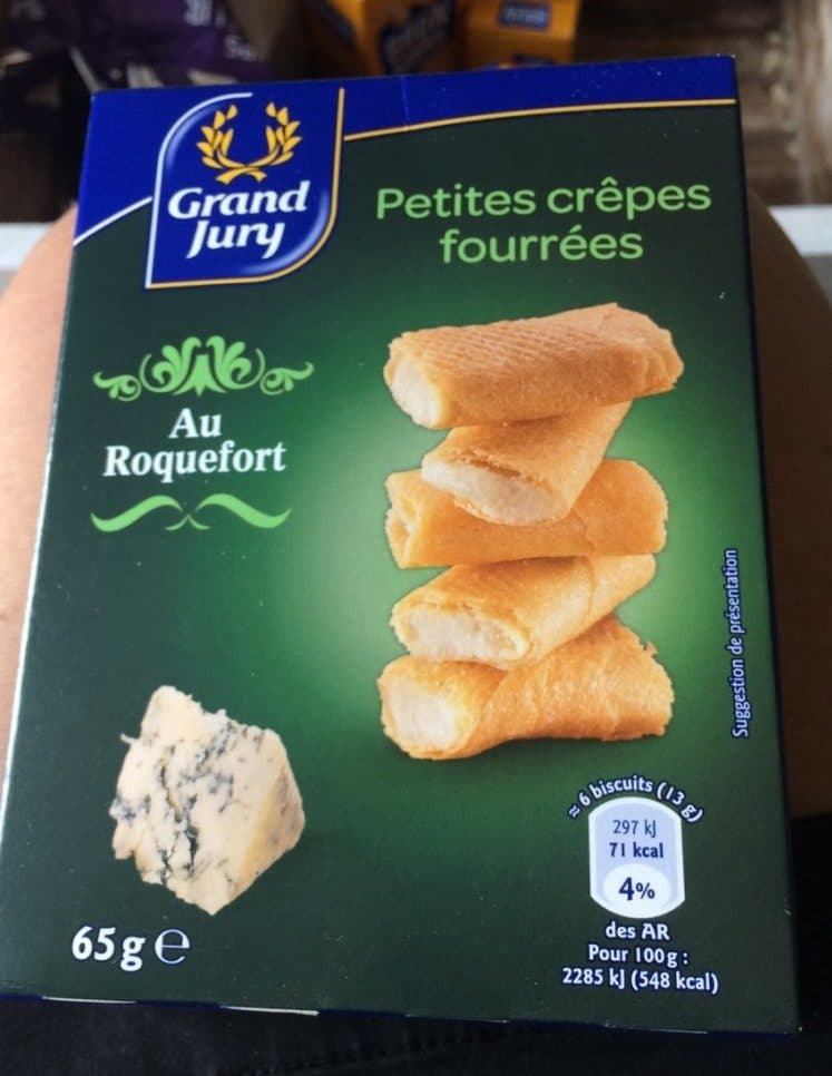 Grand Jury Petites crêpes fourrées au roquefort packshot
