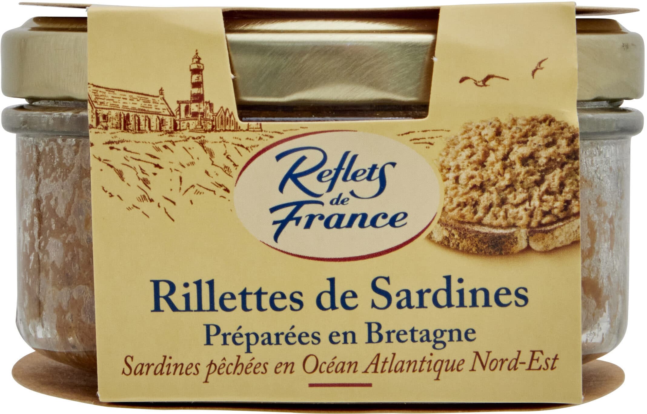 Carrefour Rillettes de sardines préparées en Bretagne packshot