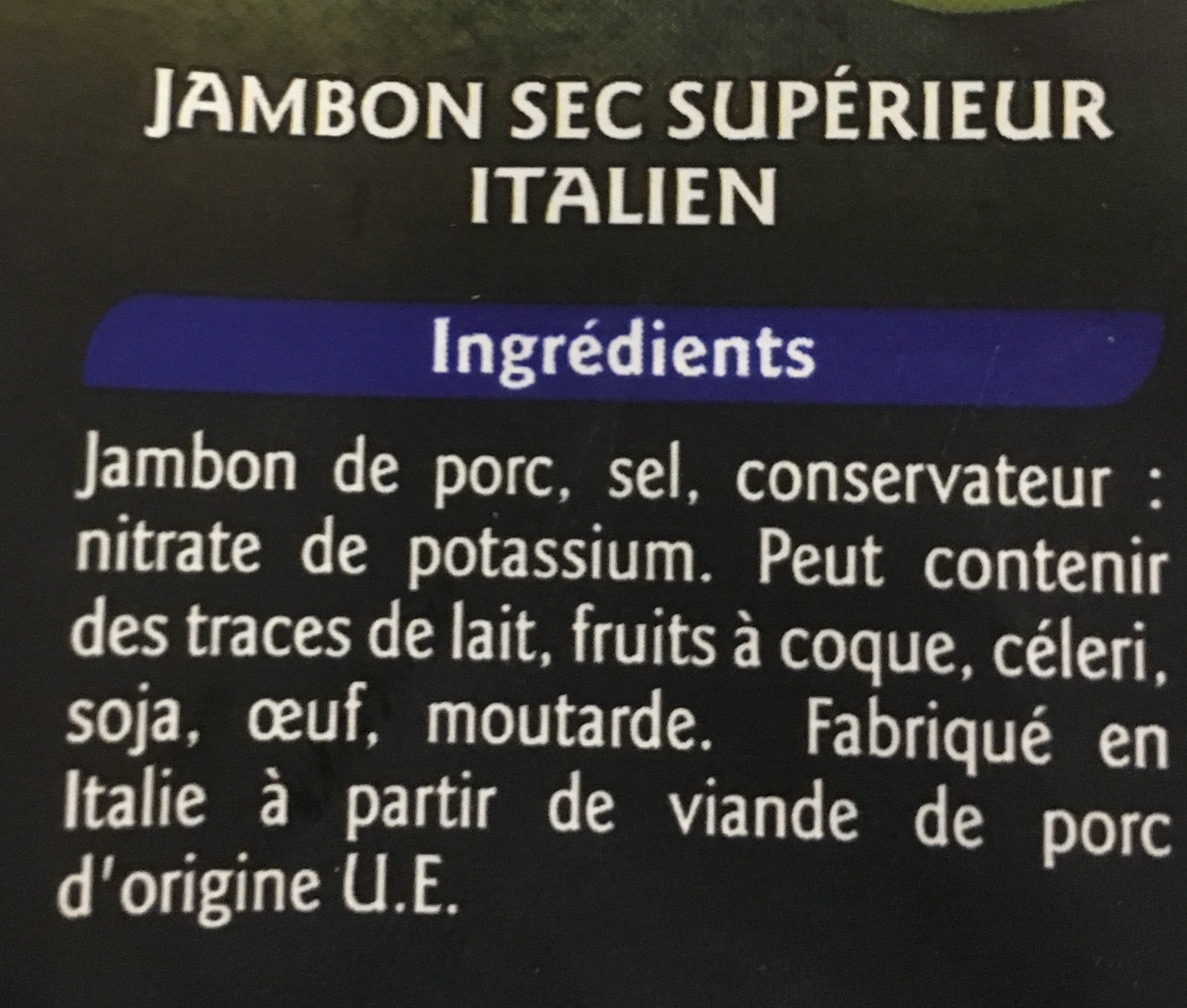 Grand Jury Jambon sec Italien packshot