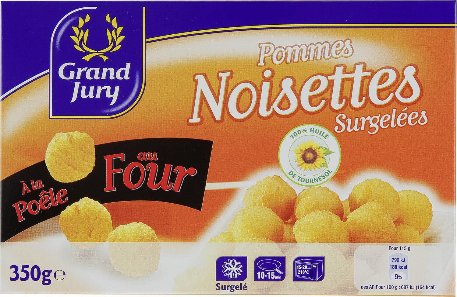 Grand Jury Pommes Noisettes Surgelées packshot
