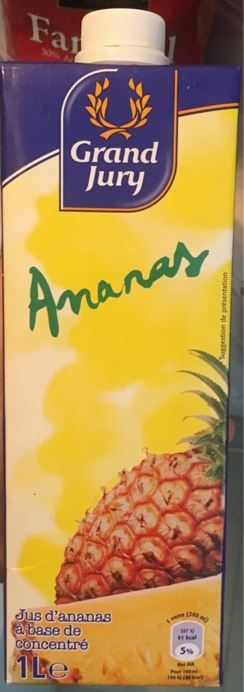 Grand Jury Jus d'ananas packshot