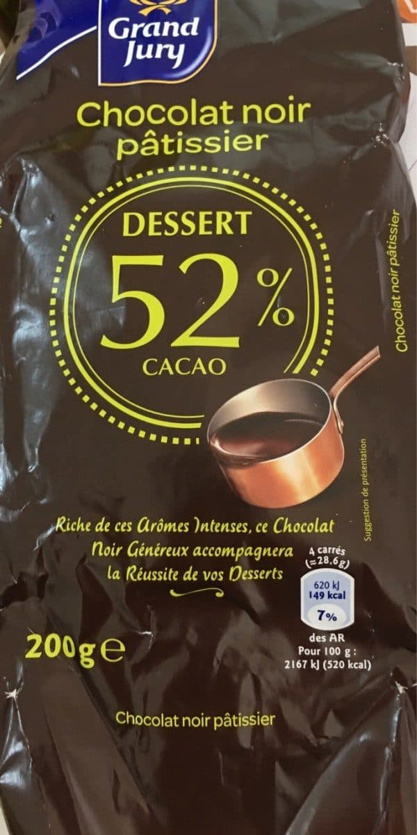 Grand Jury Chocolat noir Patissier packshot