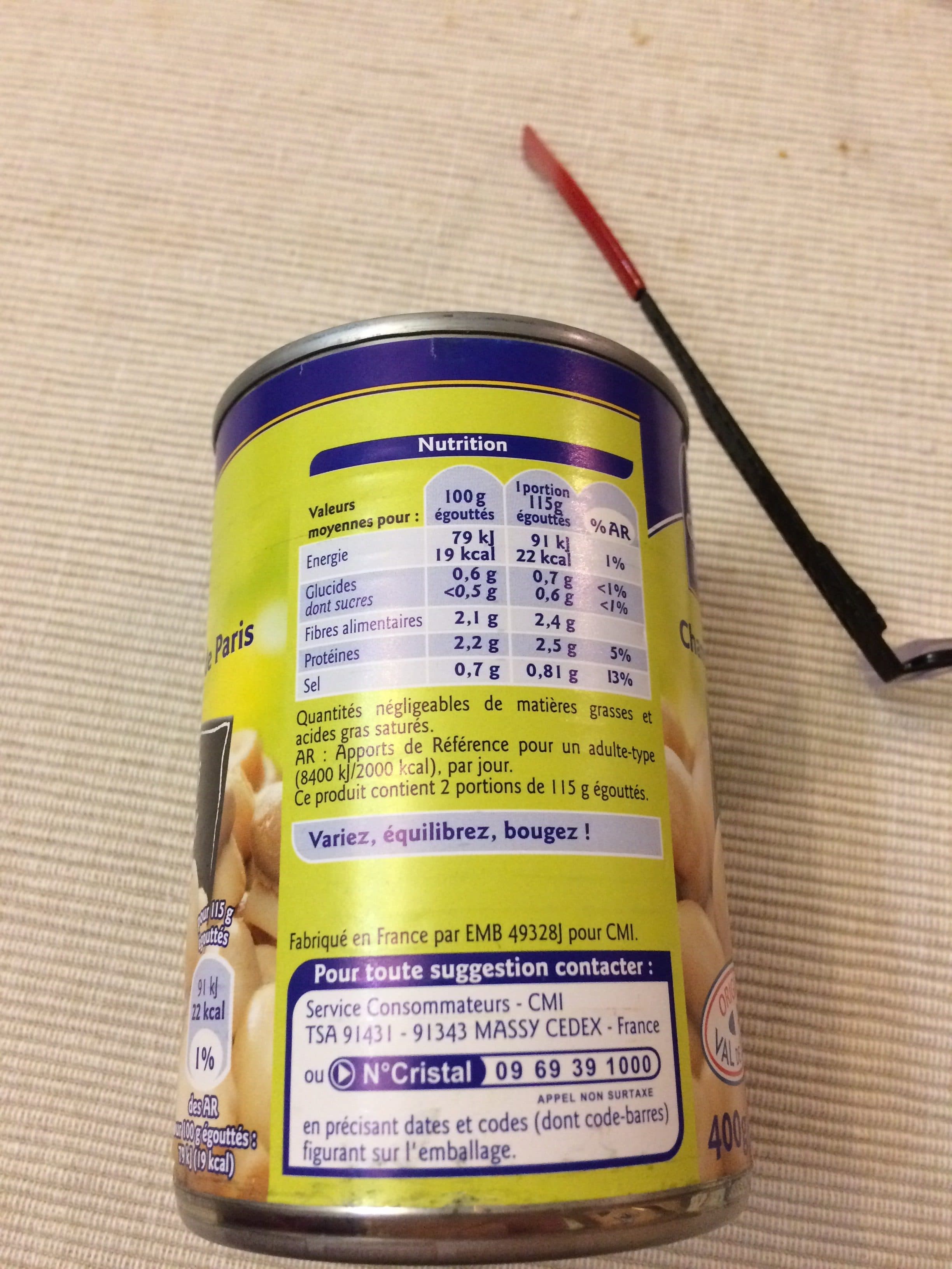 Grand Jury Bte 1 / 2 Champignons 1er Choix Grand Jury packshot