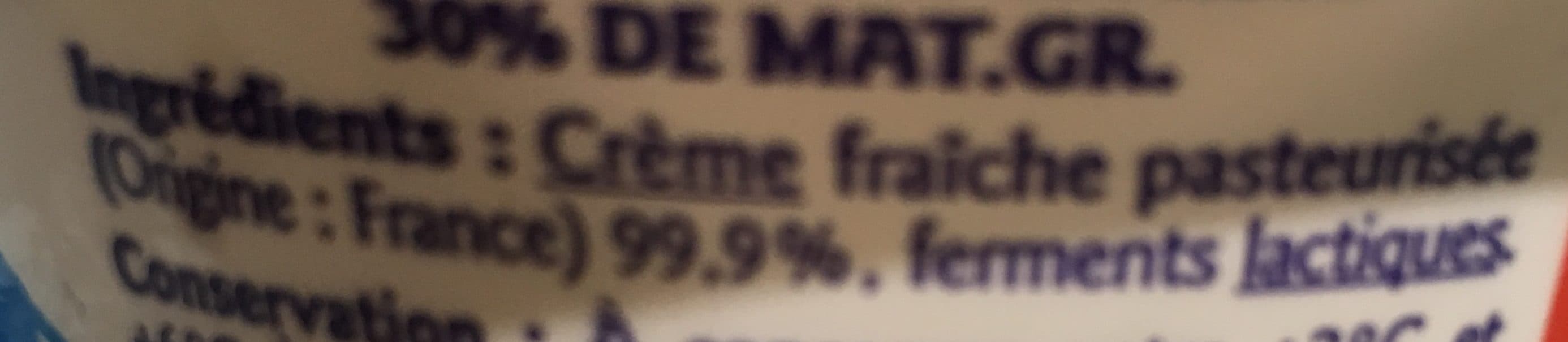 Grand Jury Crème fraîche épaisse (30% mat. gr.) packshot