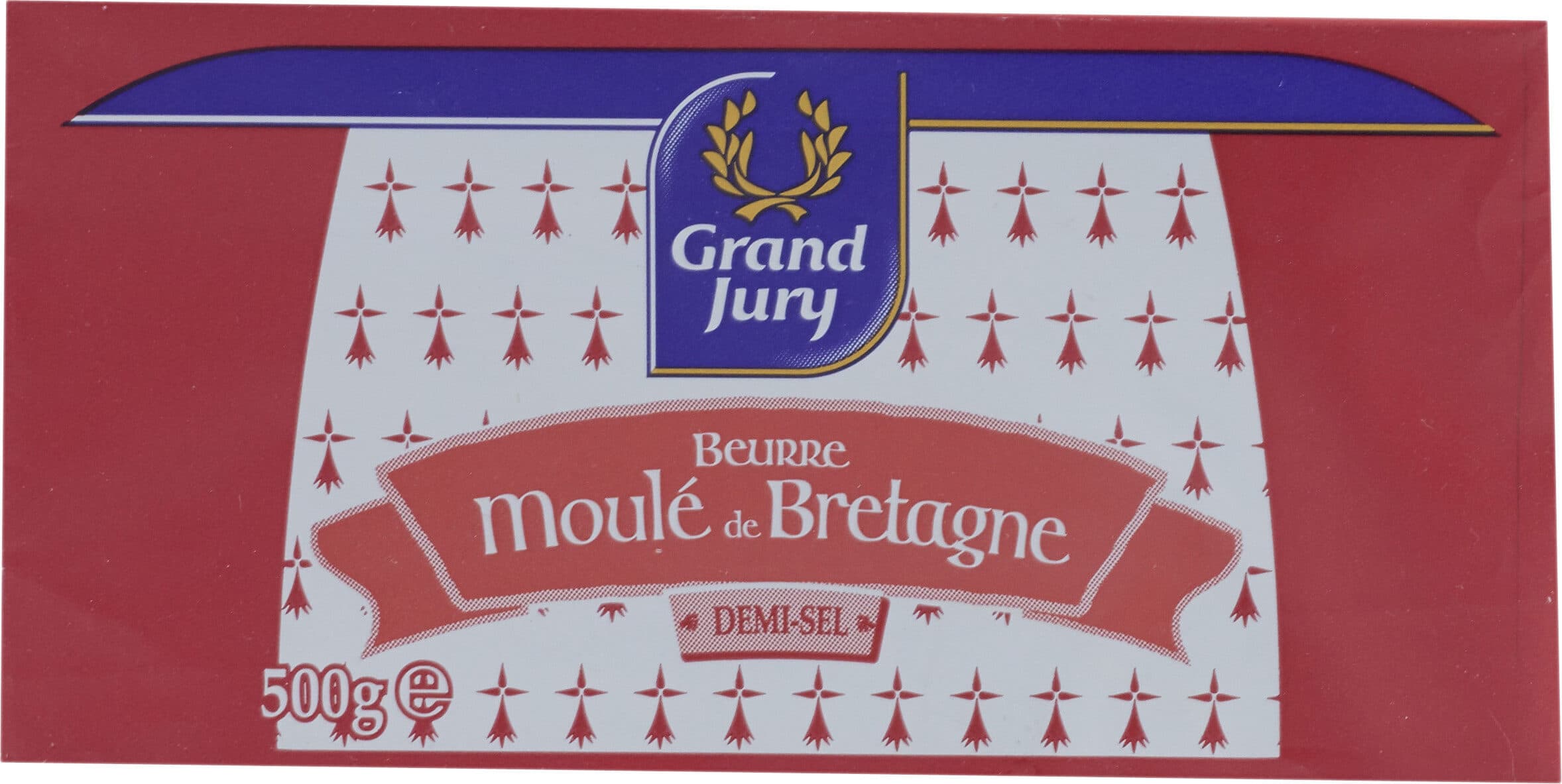 Grand Jury Beurre moulé de Bretagne demi-sel packshot