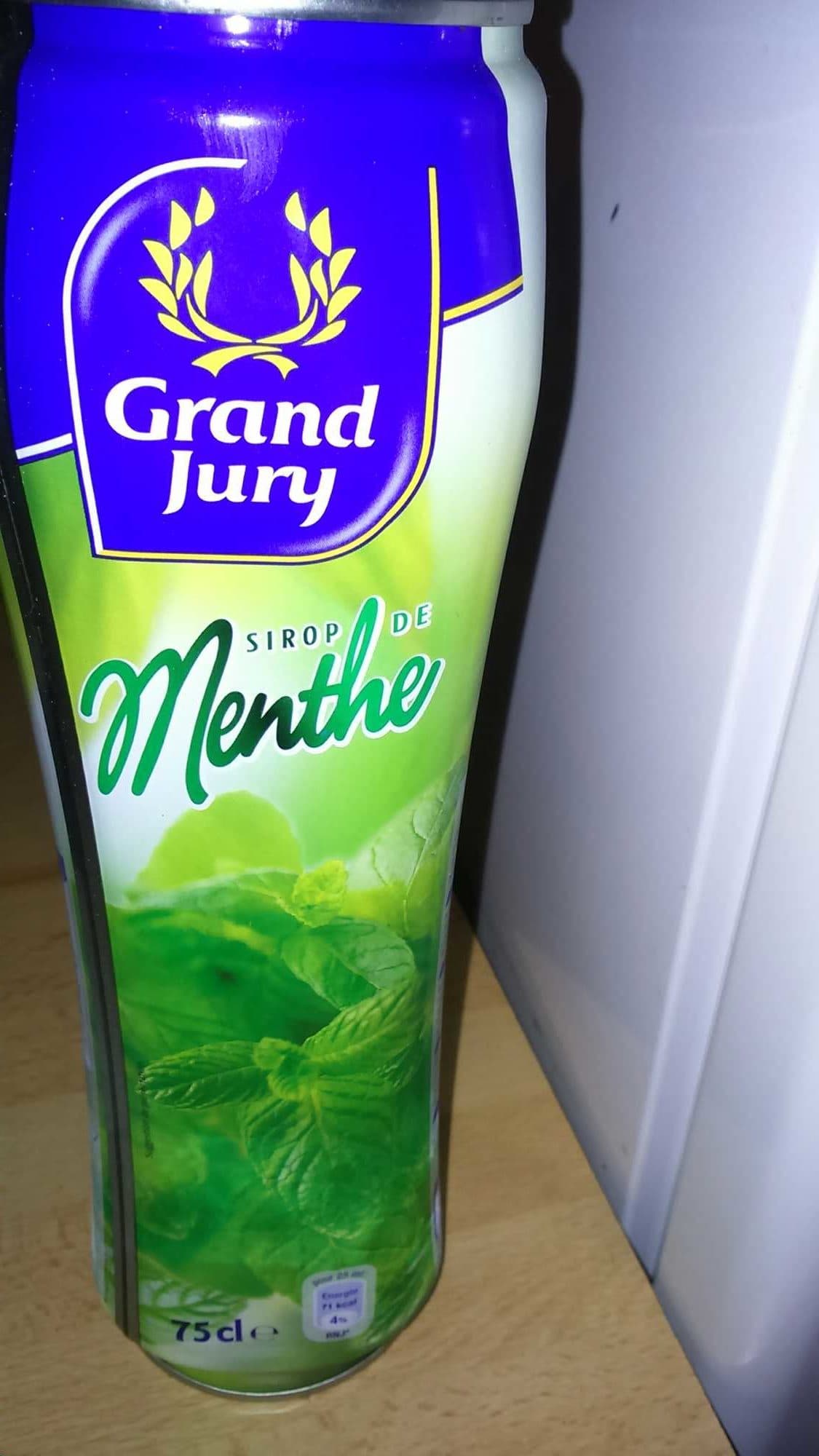 Grand jury Sirop de menthe packshot