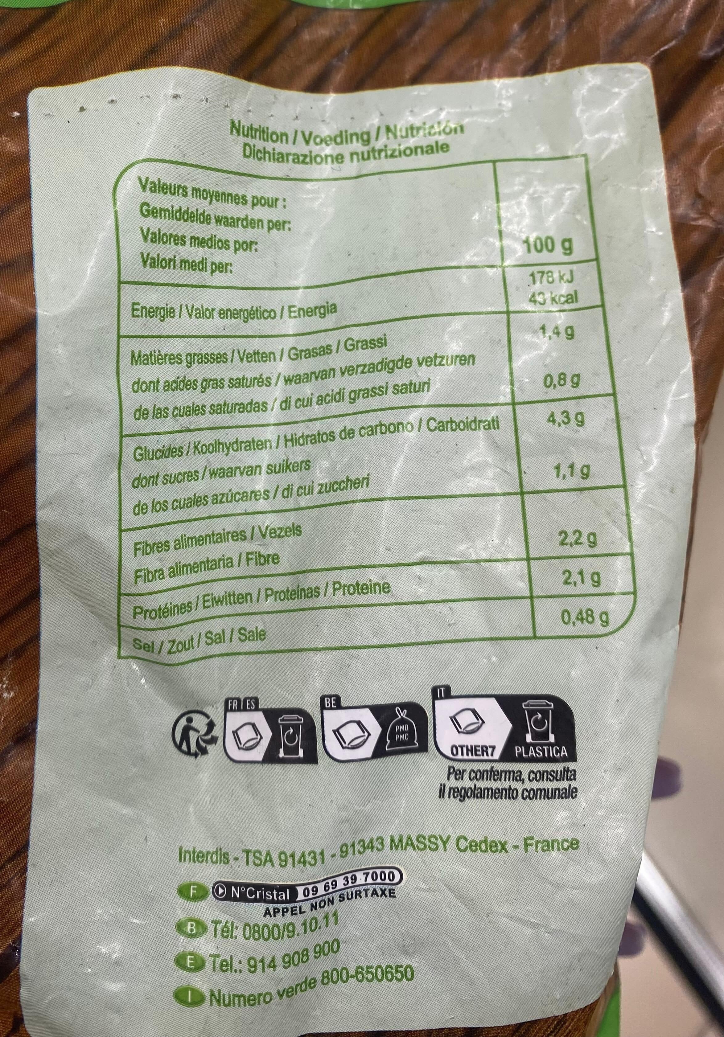 Carrefour Purée de Brocolis Crème fraîche packshot