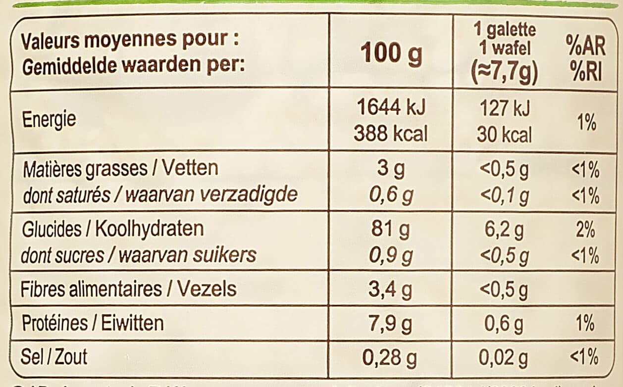Carrefour BIO Galette de riz complet packshot