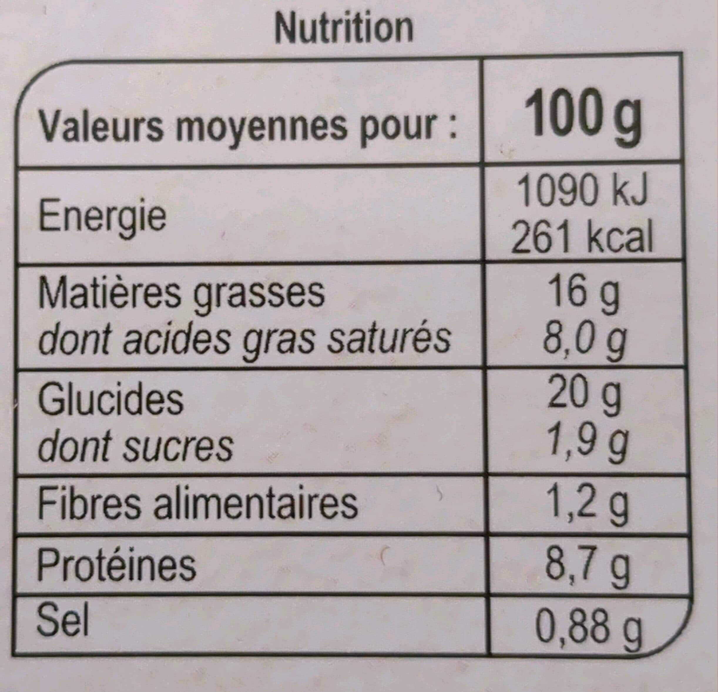 Carrefour Quiche Lorraine packshot