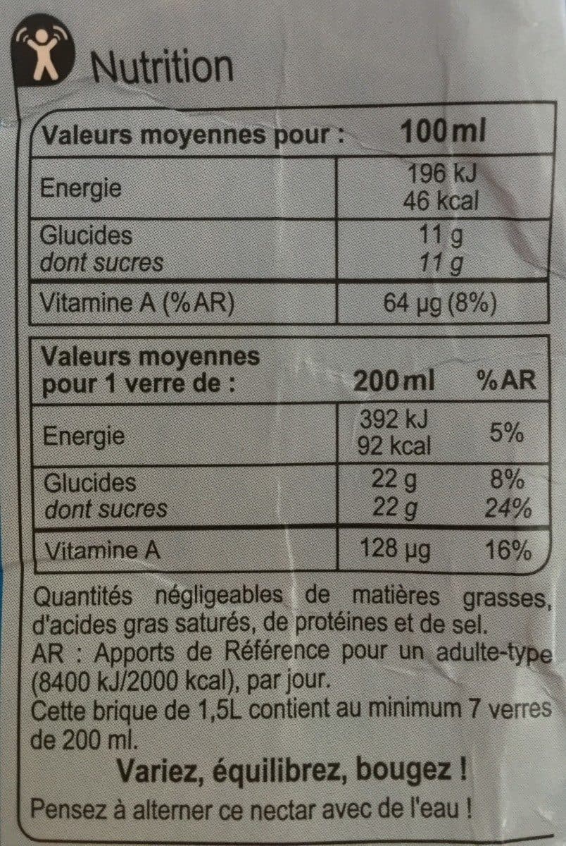 Carrefour Nectar Multifruits packshot