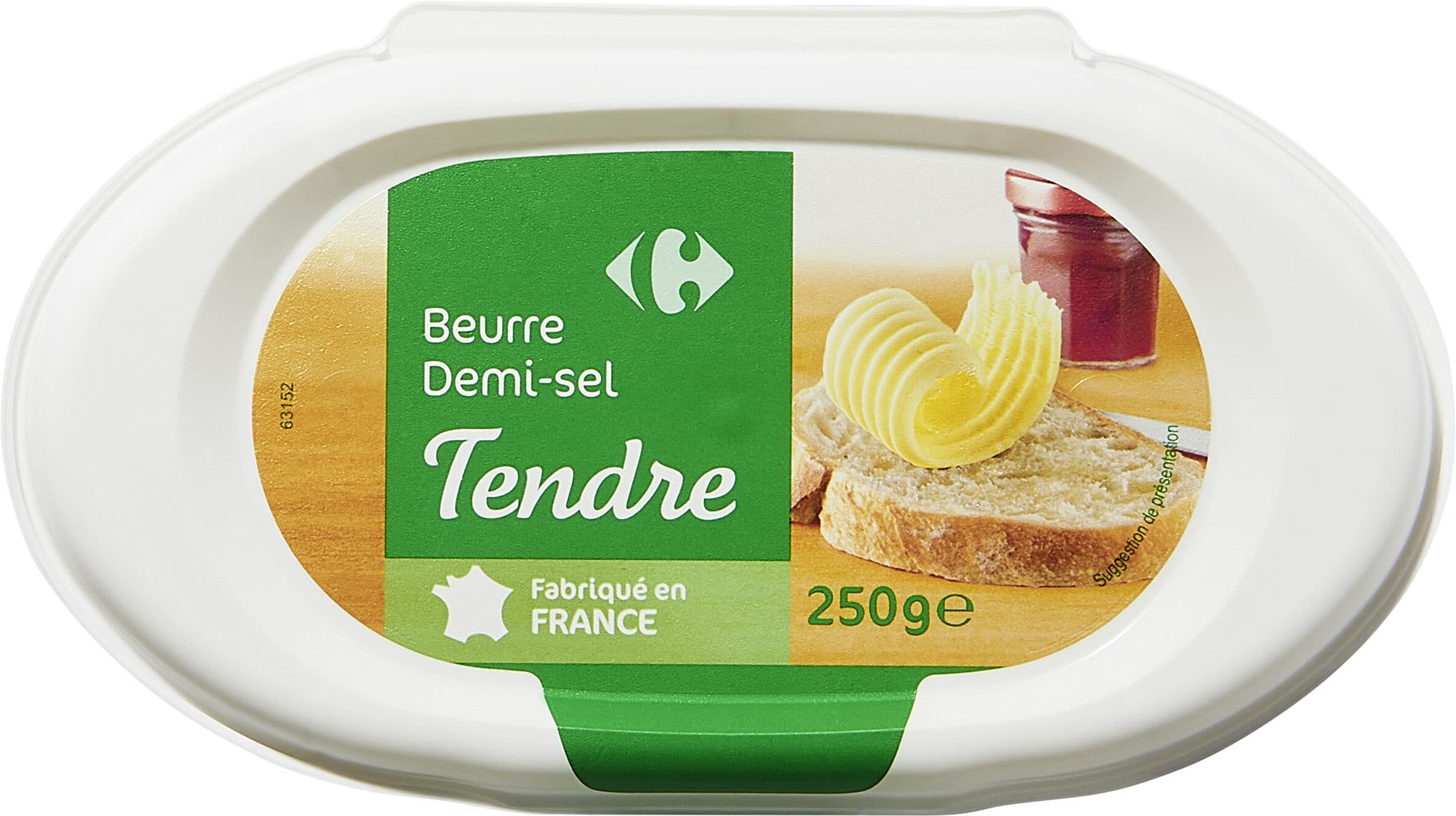 Carrefour Beurre tendre packshot