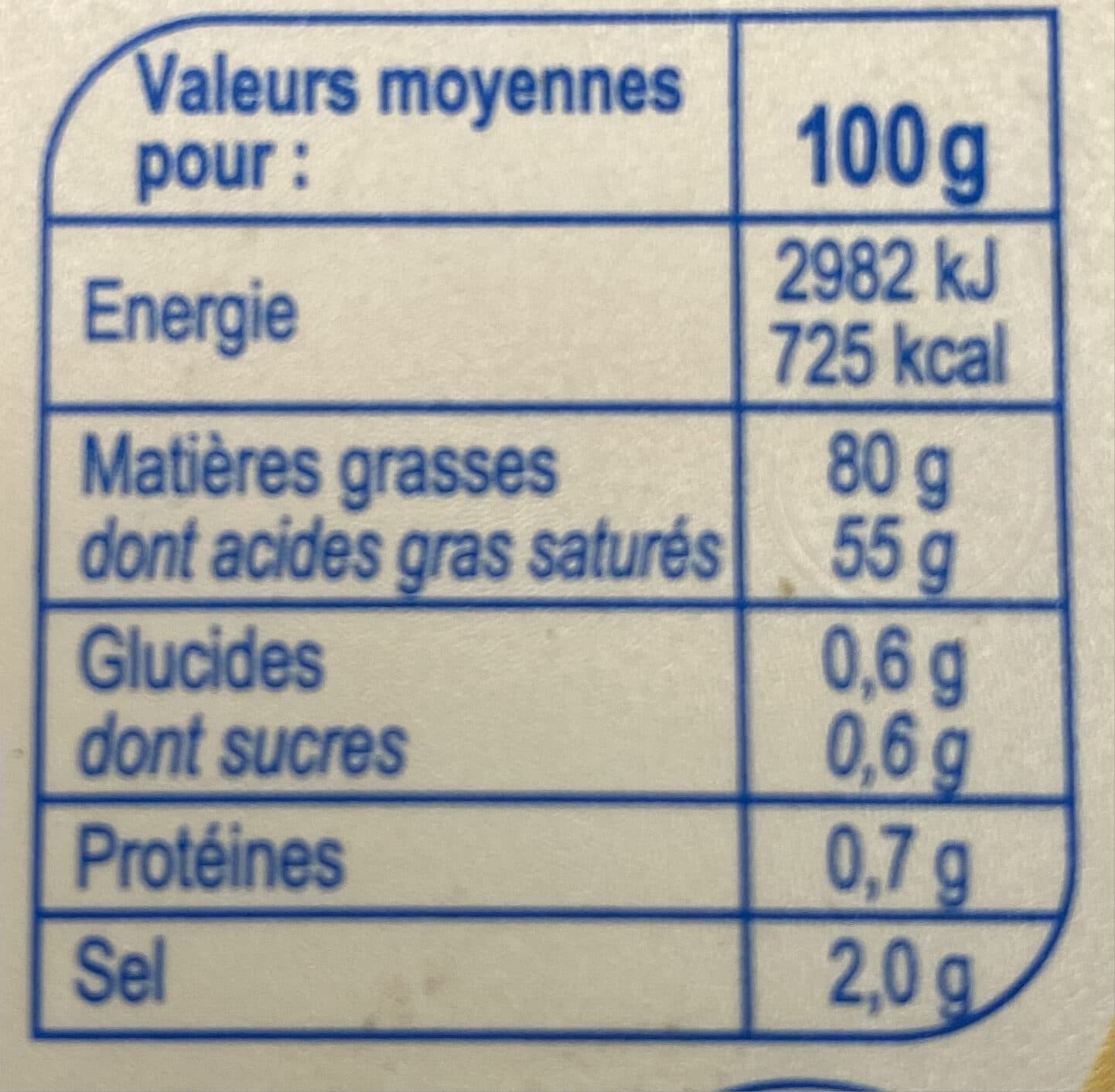 Carrefour Beurre tendre packshot