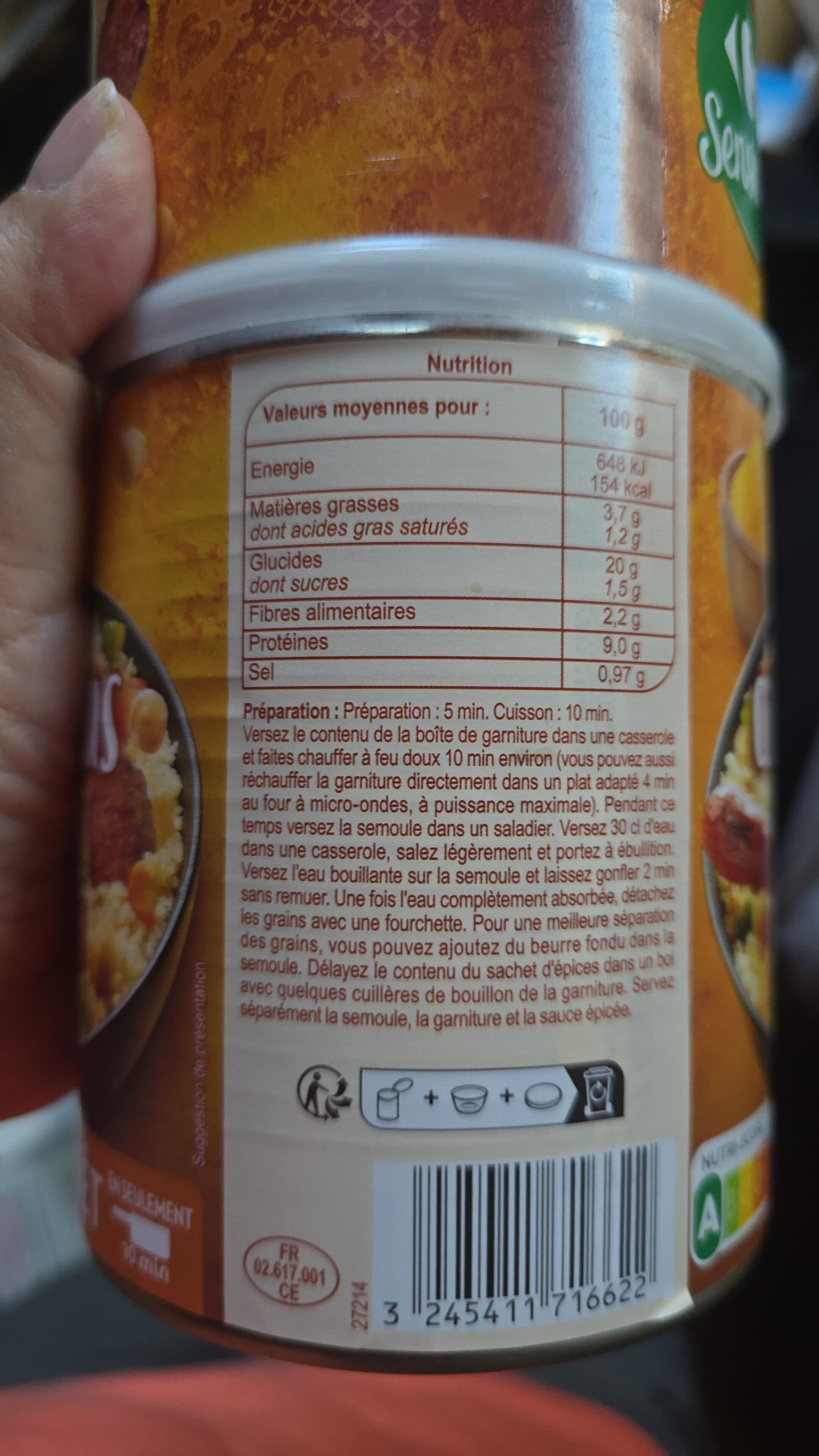 Carrefour Couscous royal packshot