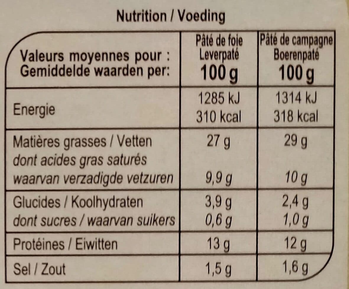 Carrefour Pâté de campagne packshot