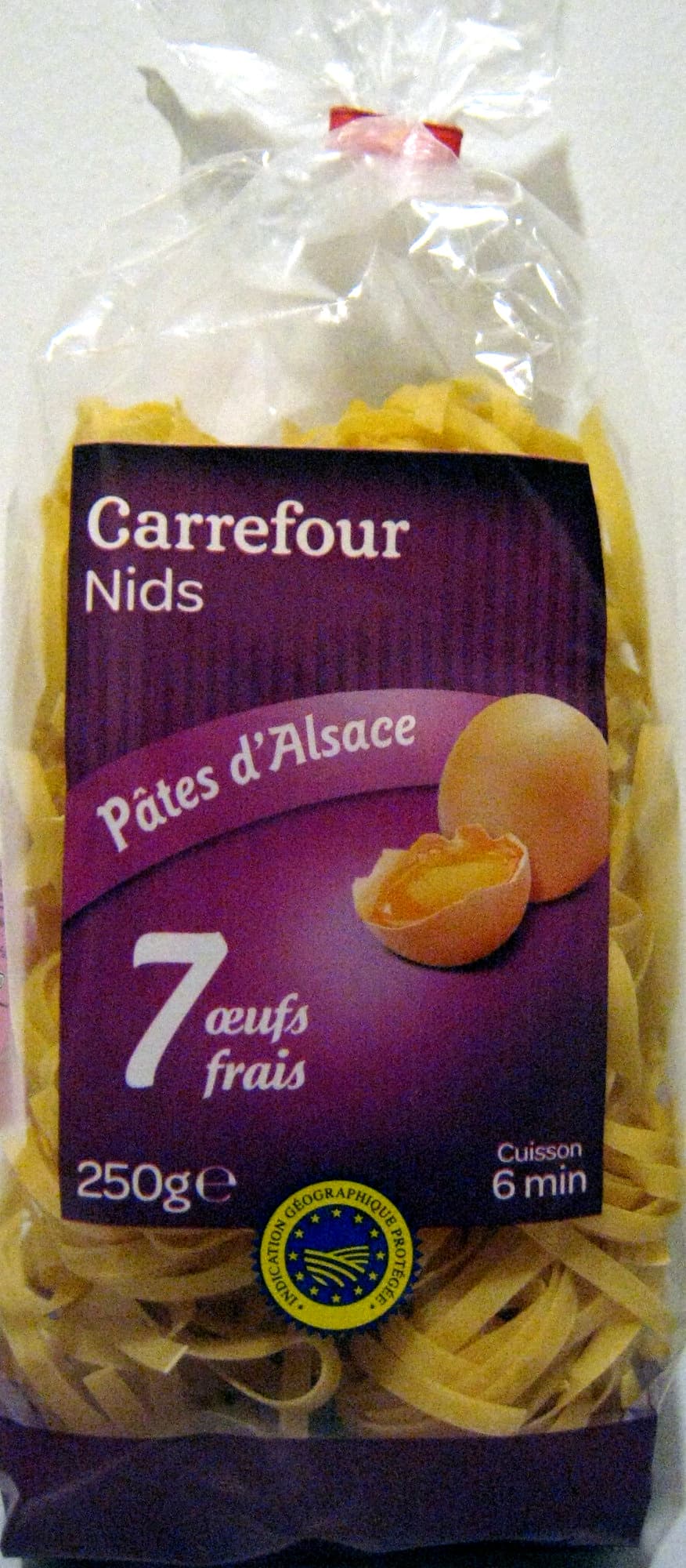 Carrefour Pâtes d'Alsace IGP Nids packshot