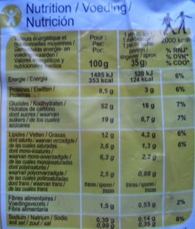 Carrefour 10 pains au lait aux pépites de chocolat packshot