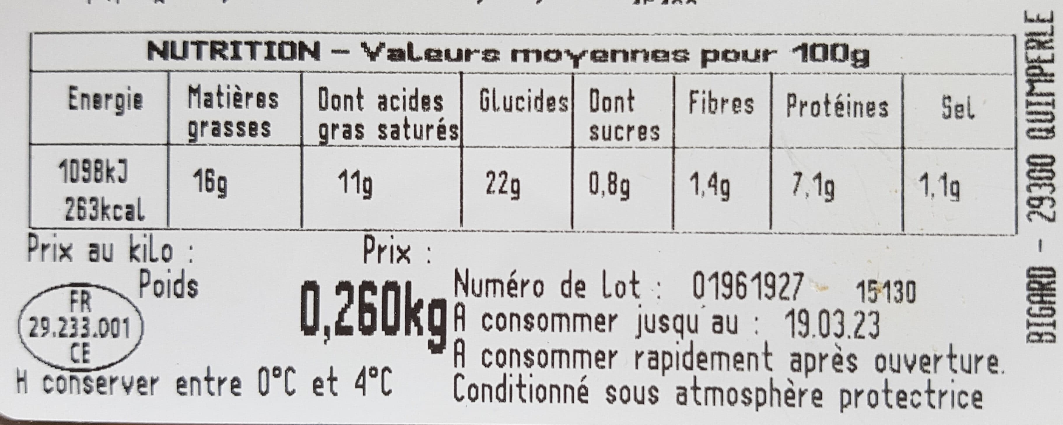 Carrefour Bouchées aux fruits de mer packshot