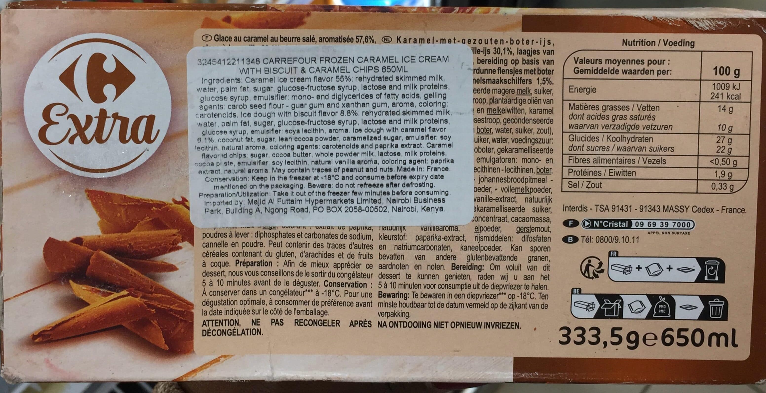 Carrefour Caramel Avec feuilletage craquant packshot