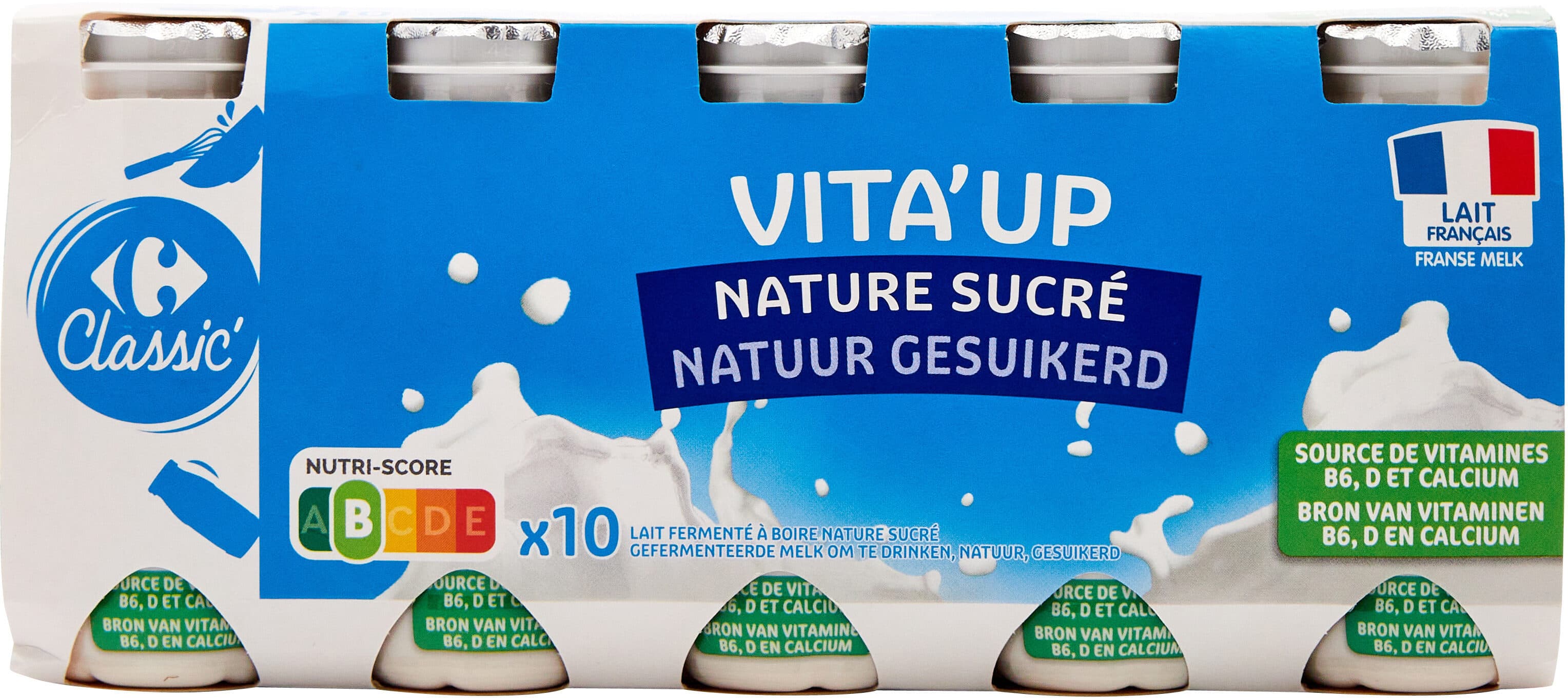 Carrefour Vita'up nature sucré packshot