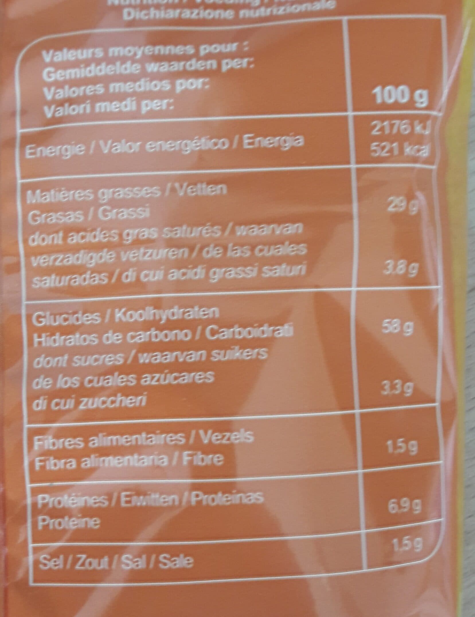 Carrefour Croustiz' Goût emmental packshot