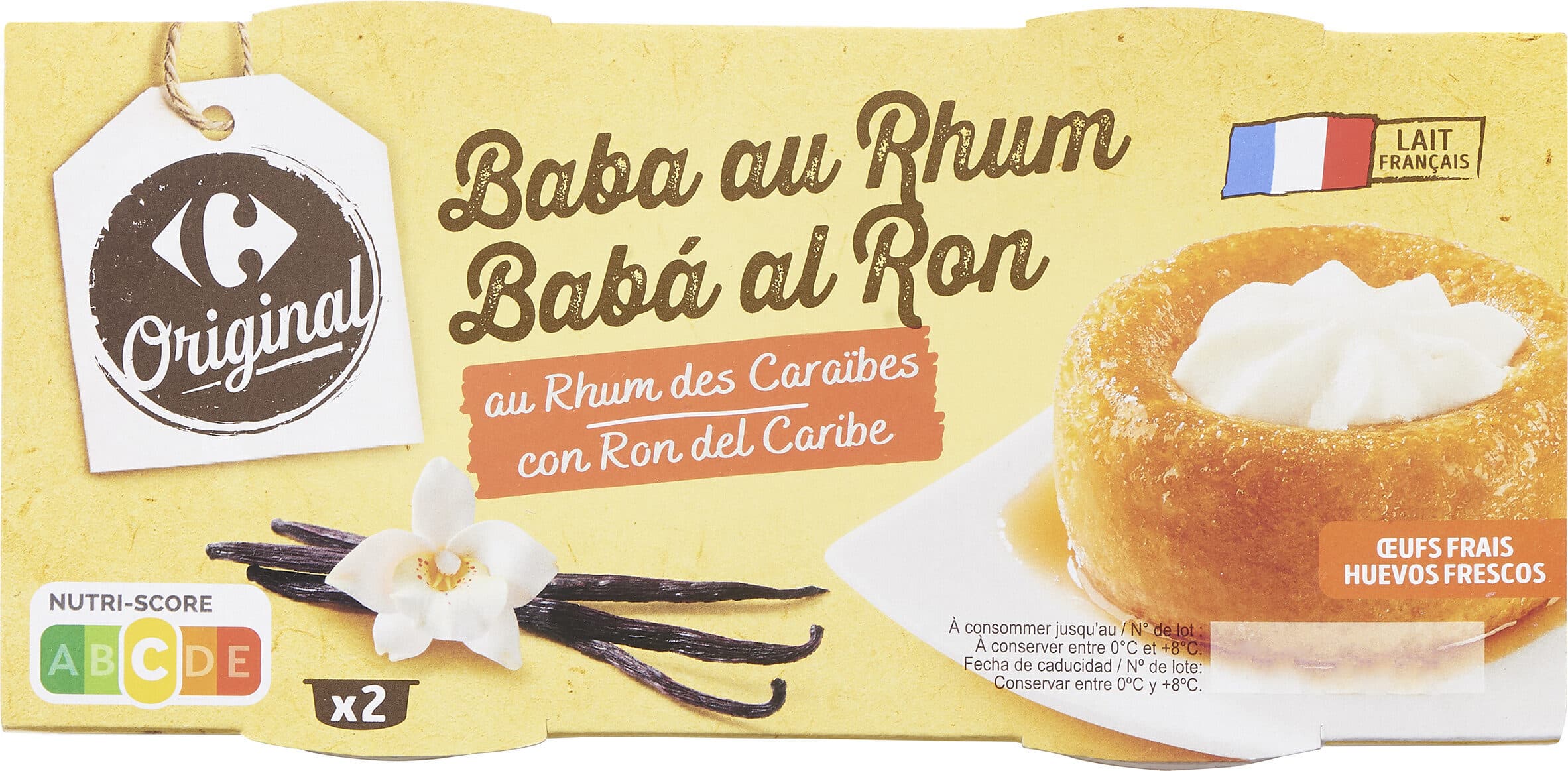 Carrefour Bizcocho al ron packshot