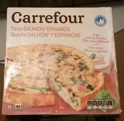 Carrefour Tarte saumon épinards packshot