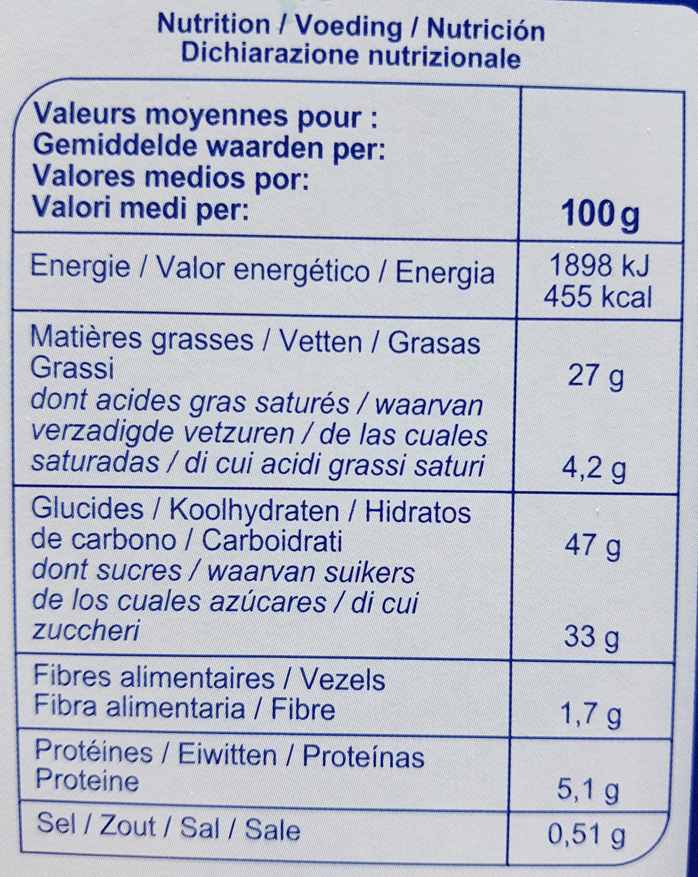 Carrefour Brownie chocolat et noisettes packshot