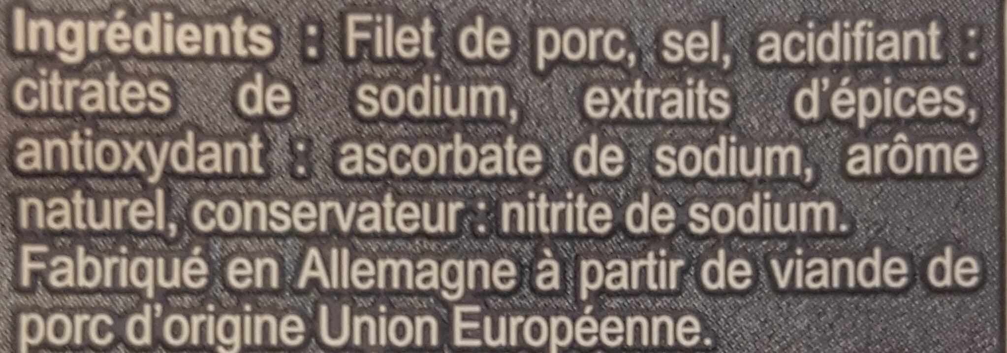 Carrefour Bacon fumé au bois de hêtre packshot