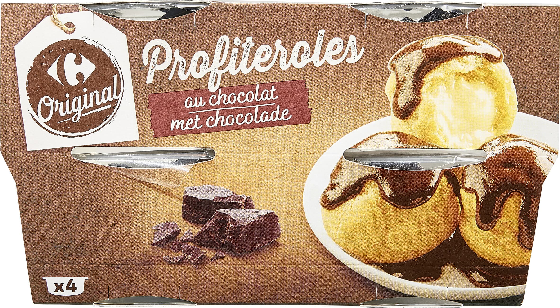 Carrefour Profiteroles au chocolat packshot