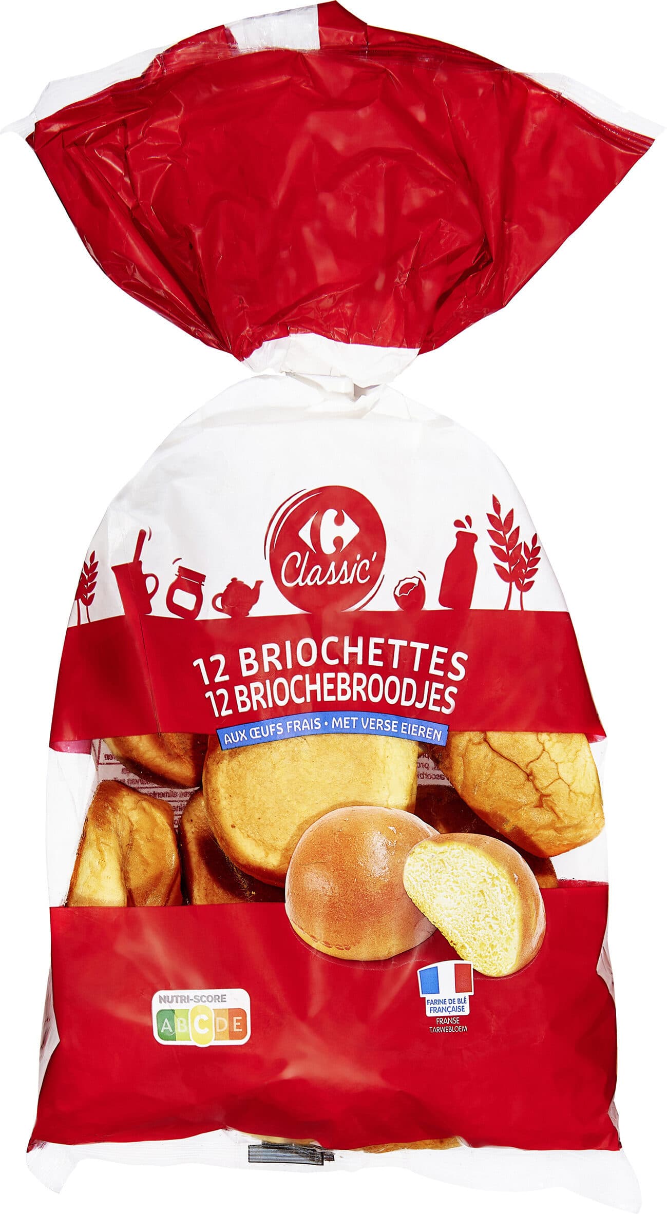 Carrefour 12 Briochettes packshot