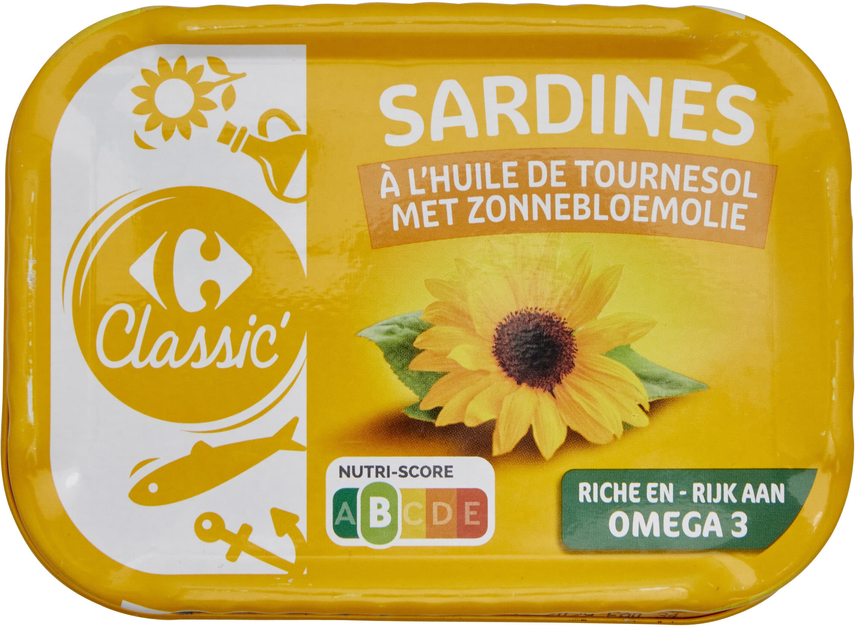 Carrefour Sardines à l'huile de tournesol packshot