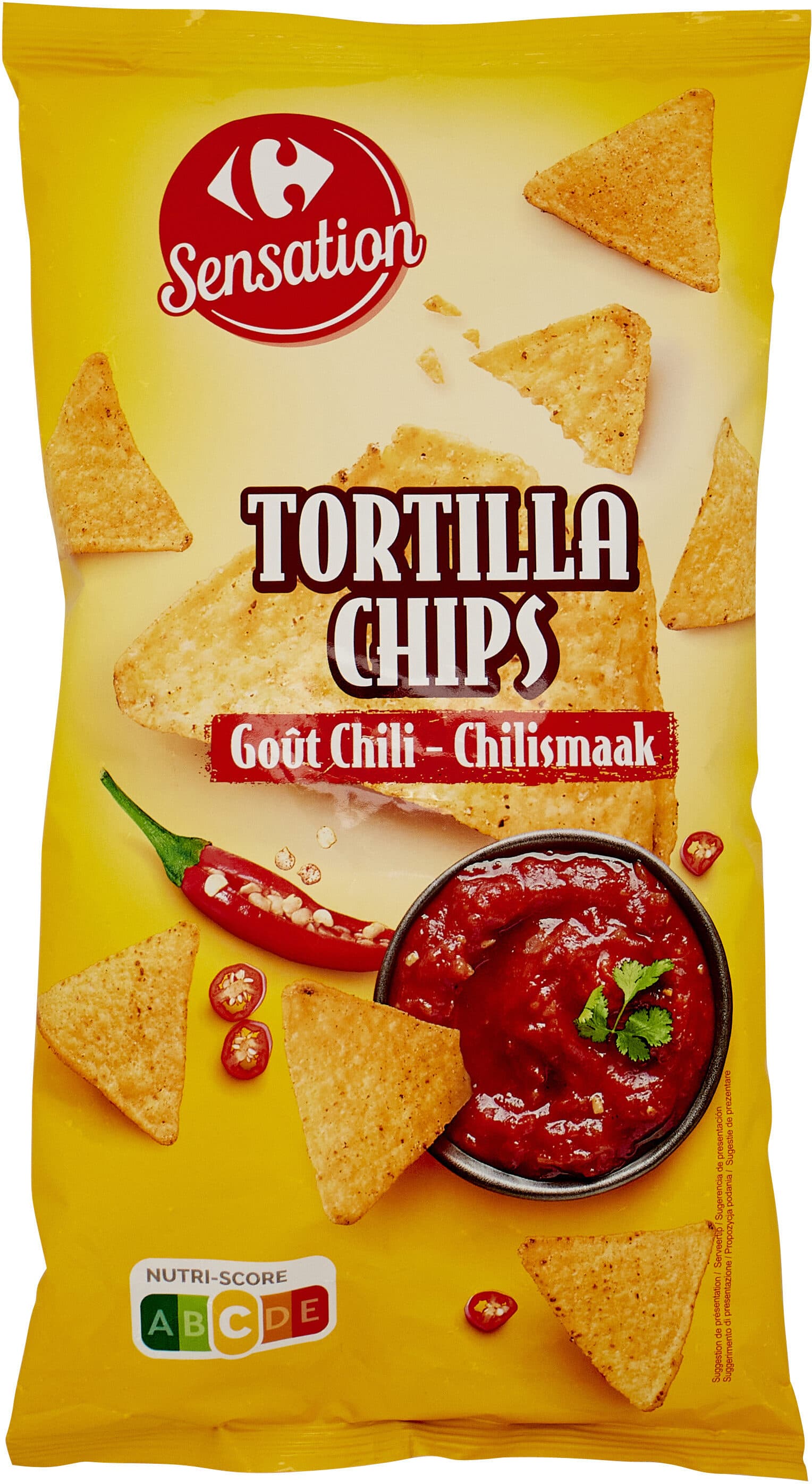 Carrefour TORTILLA CHIPS Goût Chili packshot