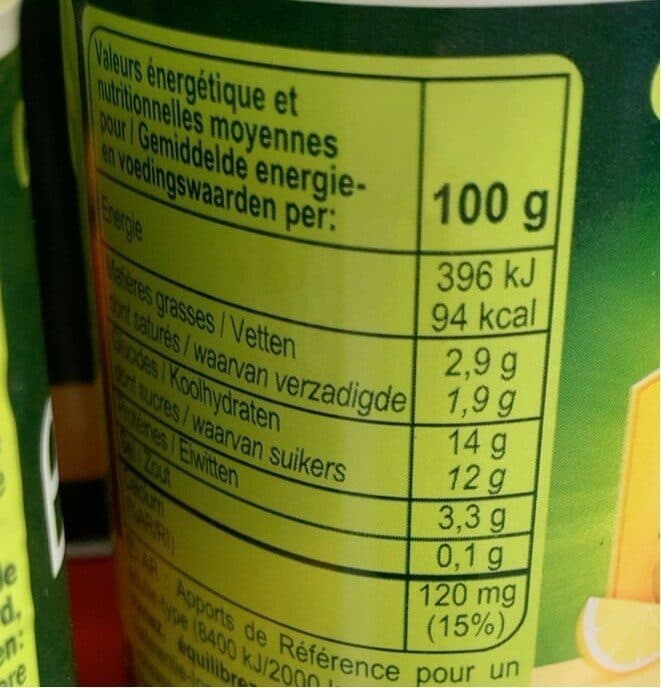CMI (Carrefour Marchandises Internationales) Bifidus* saveur citron packshot